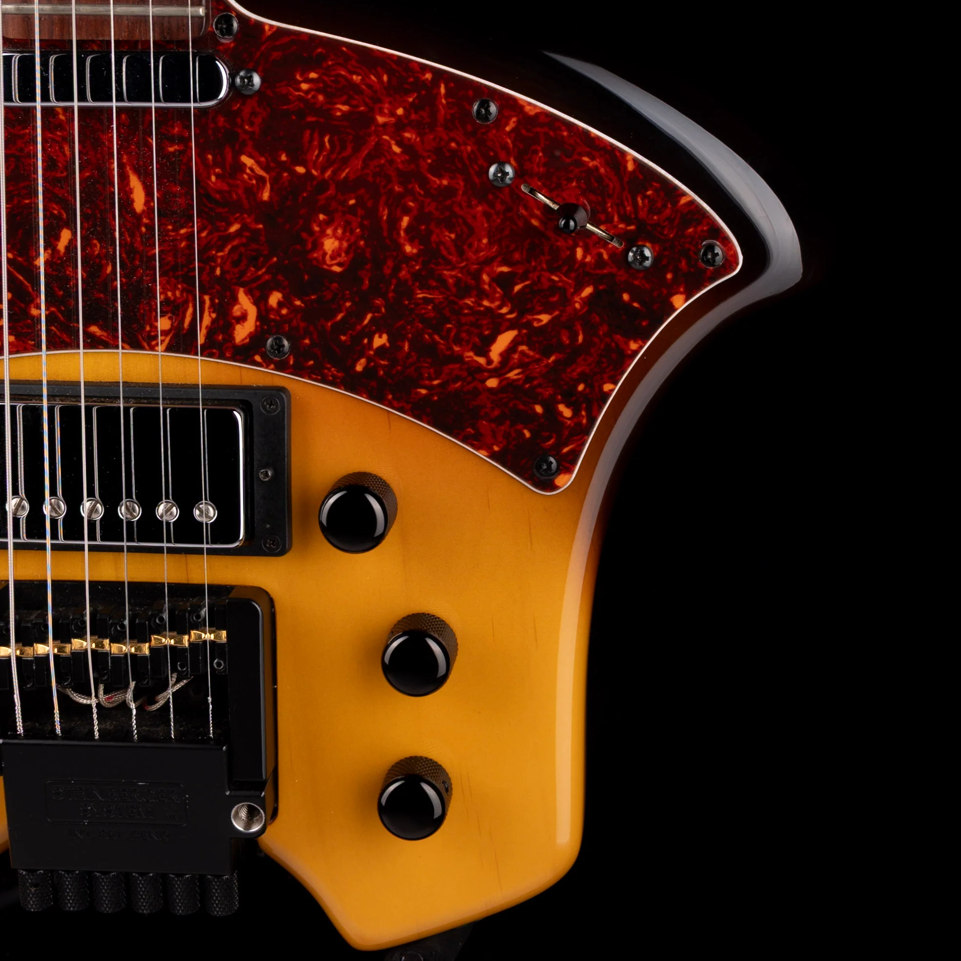 Pre Owned 2000 Klein Electric BF-96 Electric Guitar Sunburst With OSSC - Image 5