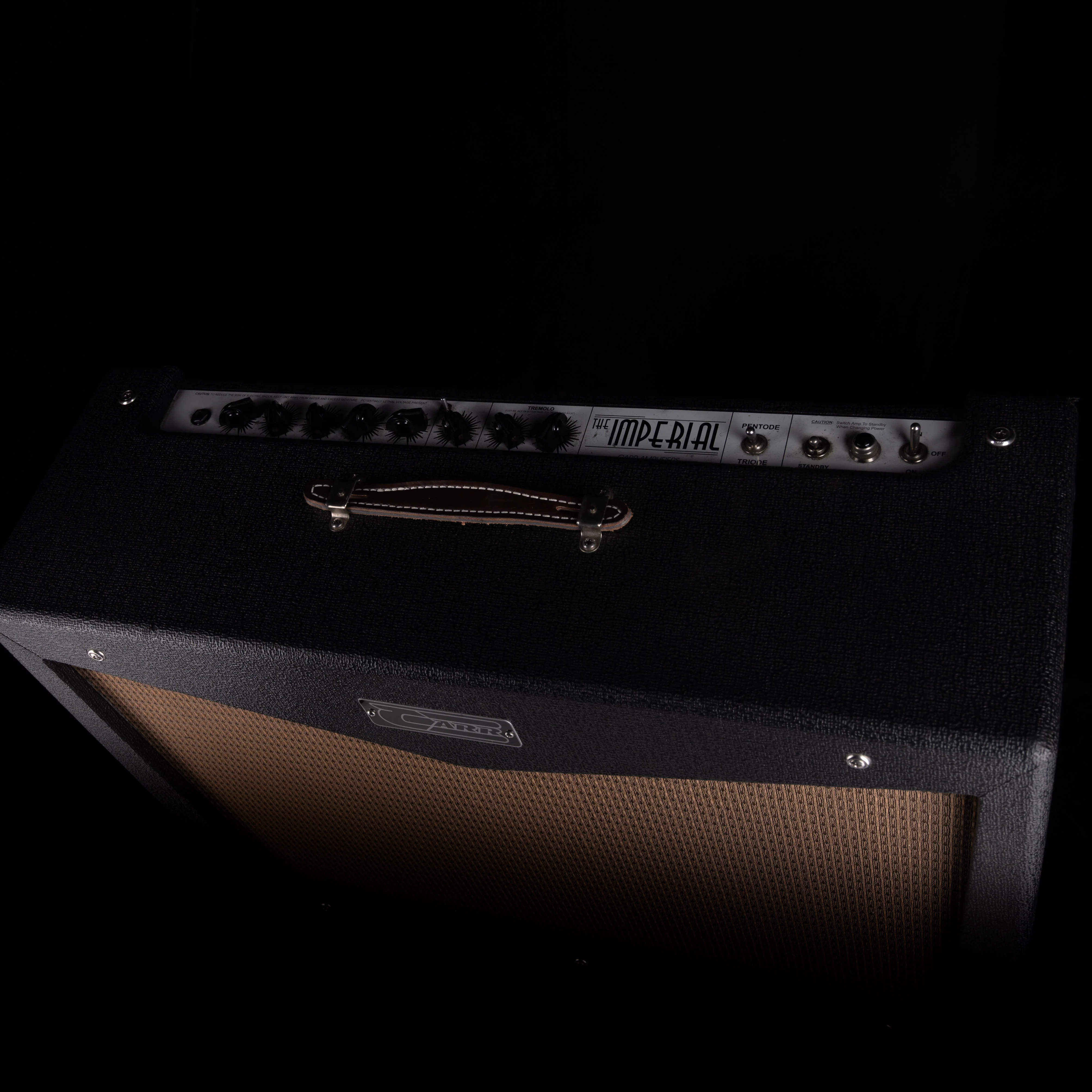 Pre Owned 2001 Carr Imperial 2x12" Guitar Amp Combo Black - Image 2
