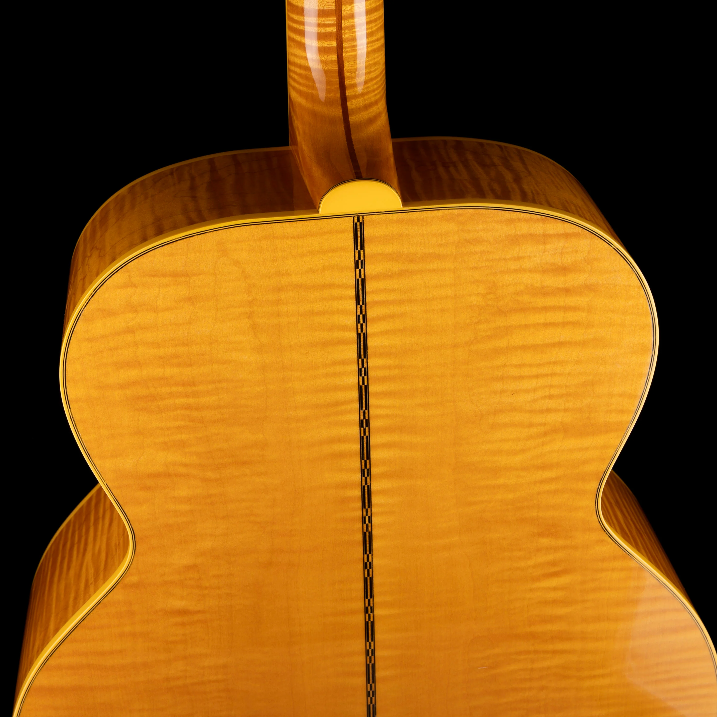 Pre Owned 2001 Gibson Montana Gold SJ-200 Ren Ferguson-era Natural Acoustic Guitar With OHSC - Image 12