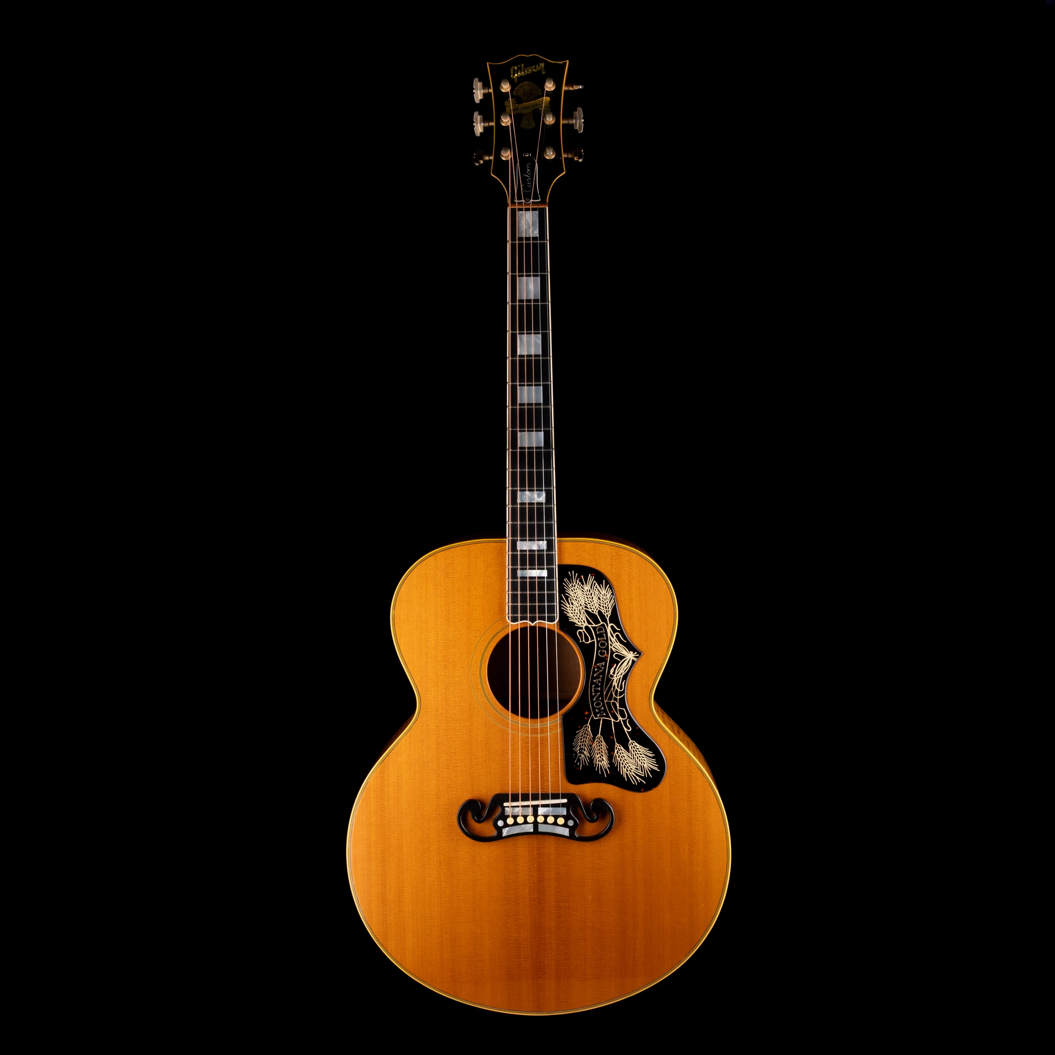 Pre Owned 2001 Gibson Montana Gold SJ-200 Ren Ferguson-era Natural Acoustic Guitar With OHSC - Image 2