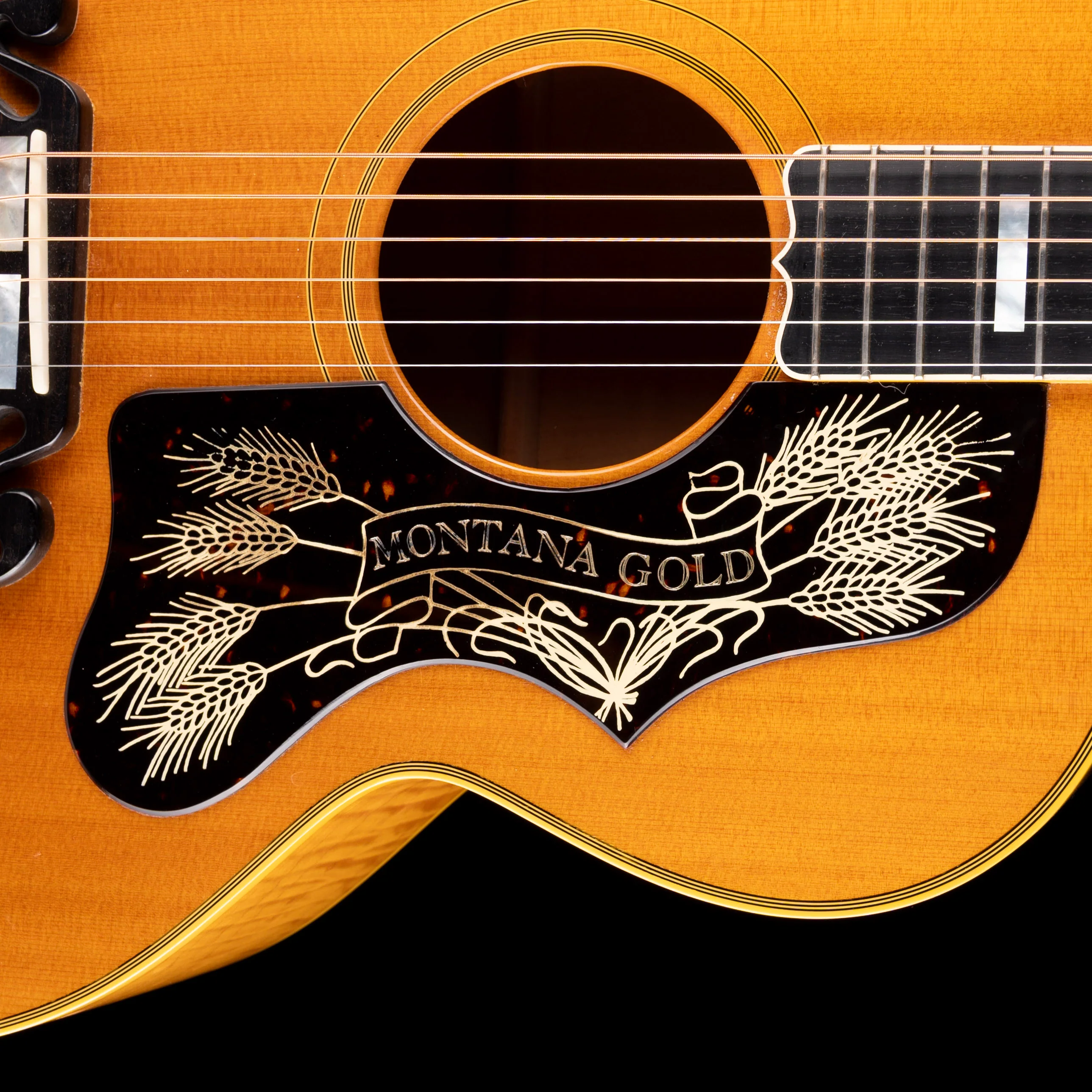 Pre Owned 2001 Gibson Montana Gold SJ-200 Ren Ferguson-era Natural Acoustic Guitar With OHSC - Image 5