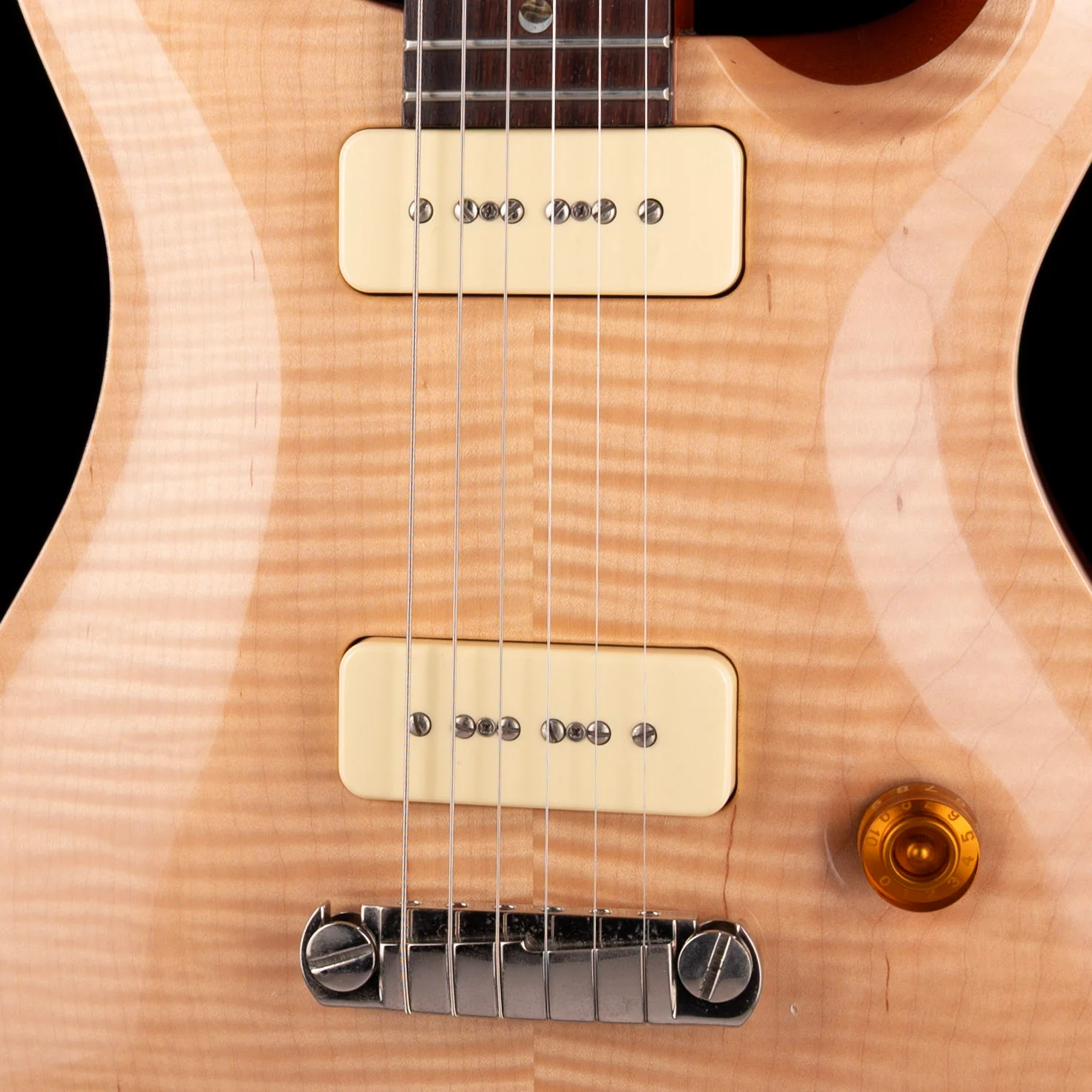 Used 2001 PRS McCarty Soapbar Natural 10-Top Electric Guitar With Case - Image 4