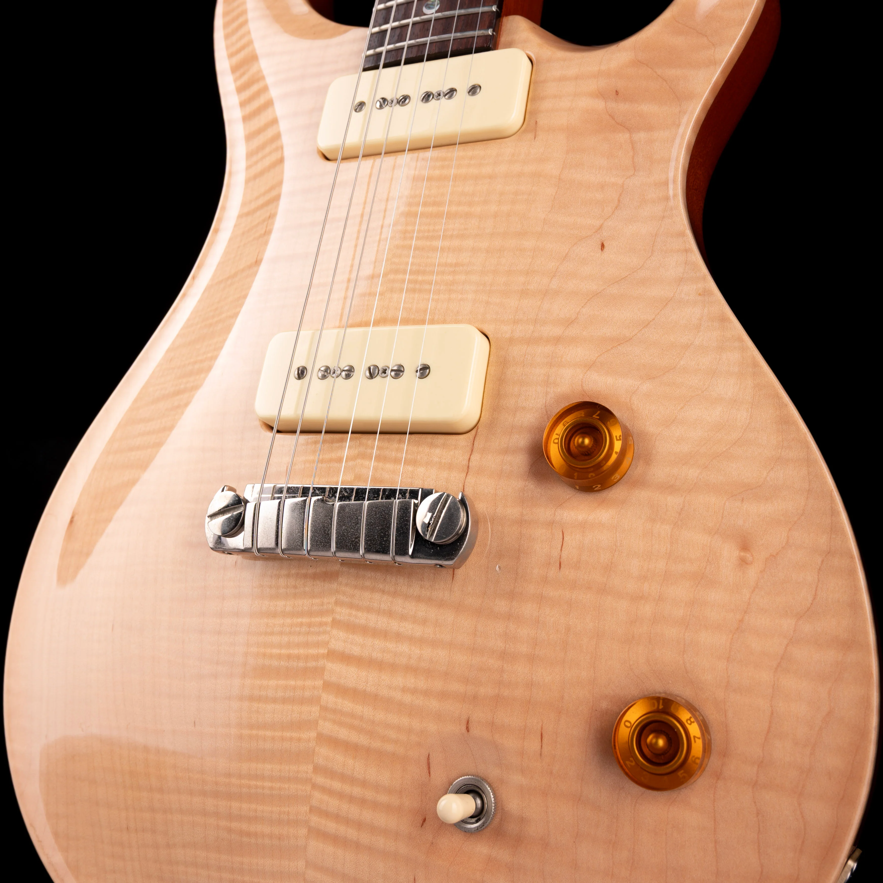 Used 2001 PRS McCarty Soapbar Natural 10-Top Electric Guitar With Case - Image 5