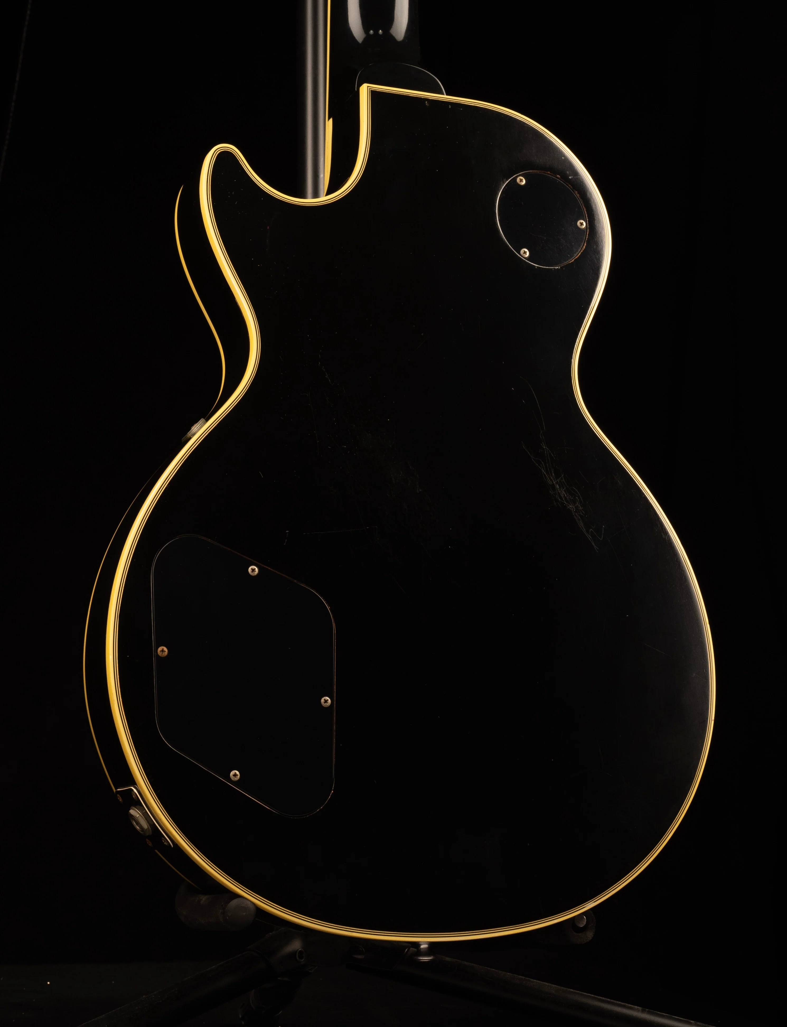 Pre Owned 2002 Gibson Custom Shop 1968 Reissue Les Paul Custom Ebony With OHSC - Image 10