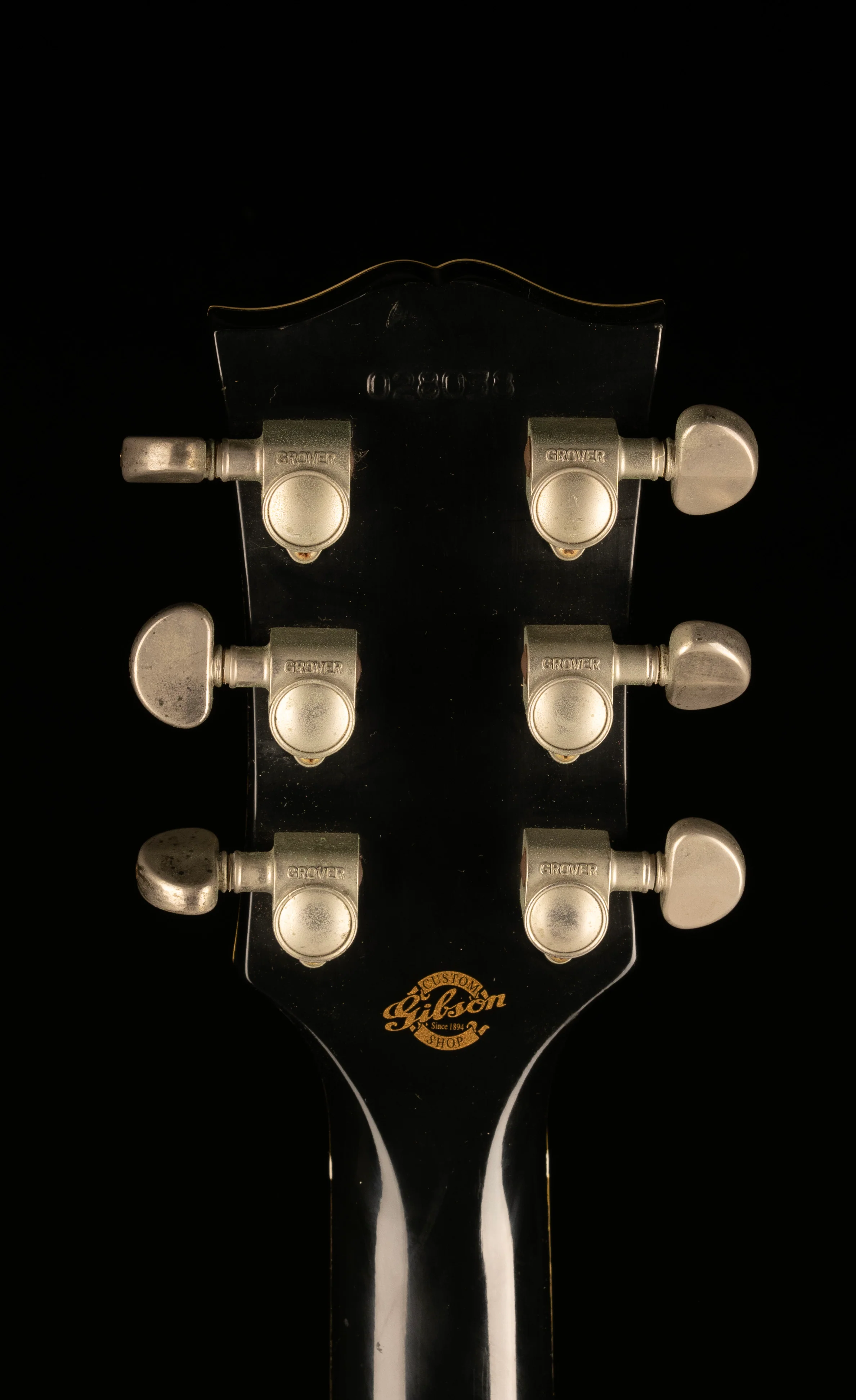 Pre Owned 2002 Gibson Custom Shop 1968 Reissue Les Paul Custom Ebony With OHSC - Image 15