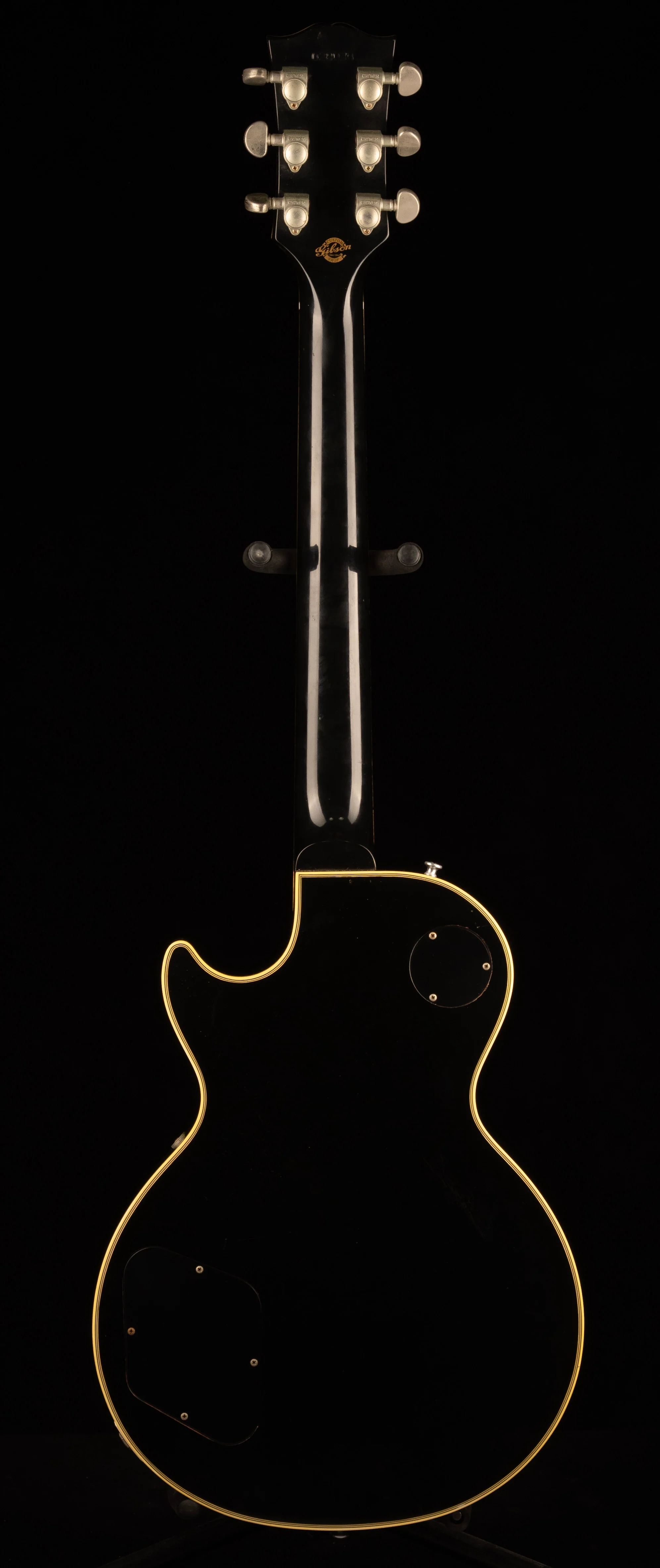 Pre Owned 2002 Gibson Custom Shop 1968 Reissue Les Paul Custom Ebony With OHSC - Image 8