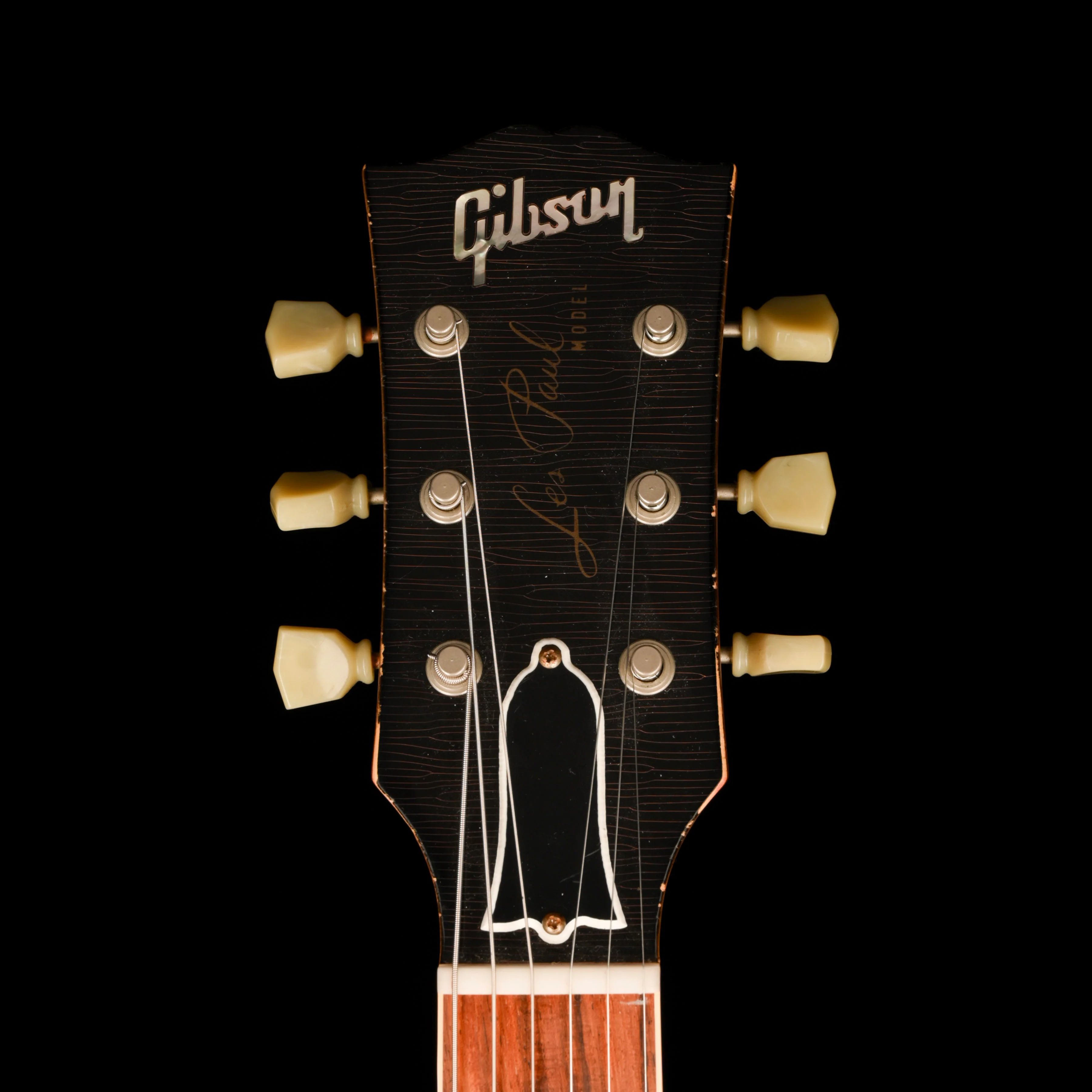 Pre Owned 2012 Gibson Custom Shop ‘57 Les Paul Reissue Aged Gold Top With OHSC - Image 12