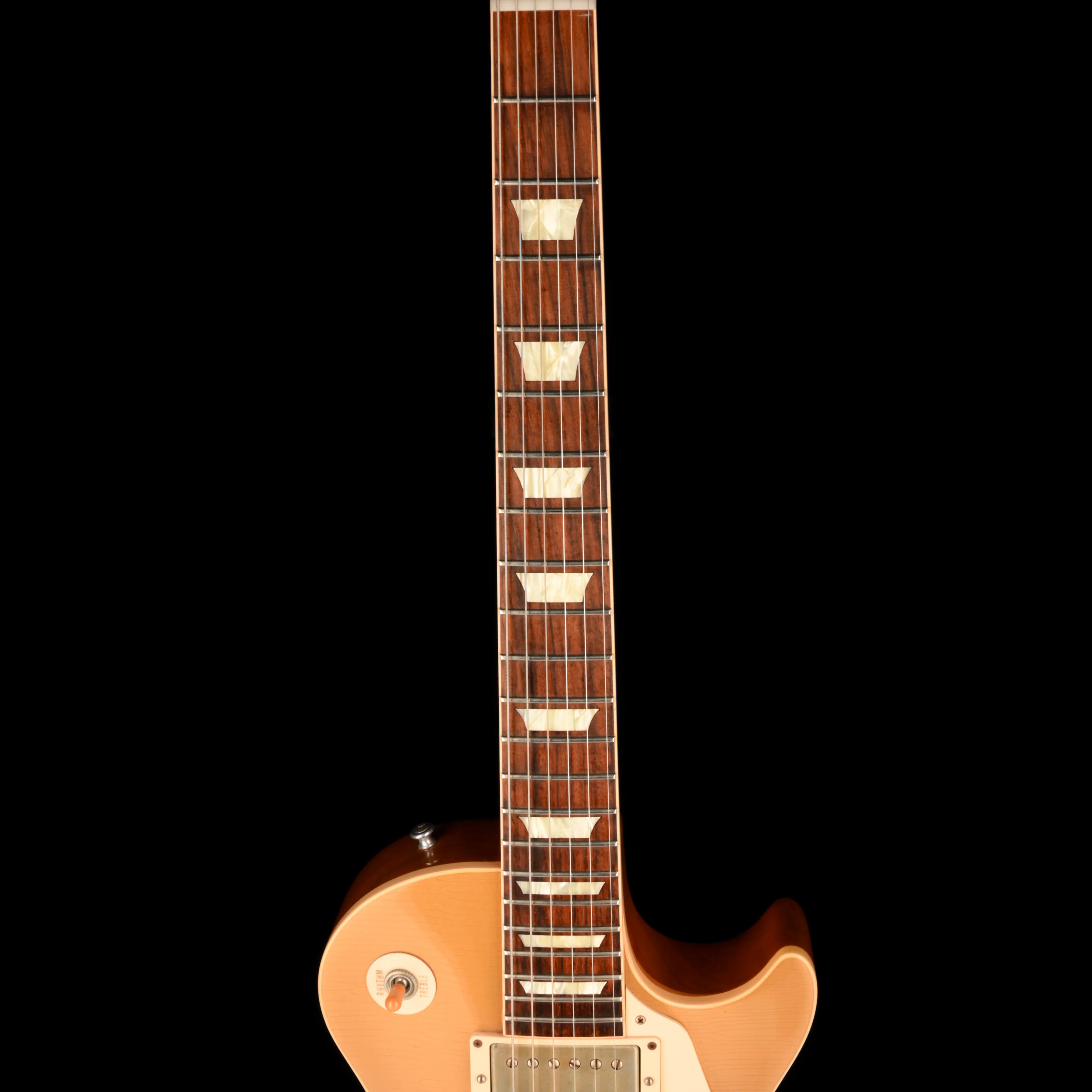 Pre Owned 2012 Gibson Custom Shop ‘57 Les Paul Reissue Aged Gold Top With OHSC - Image 7