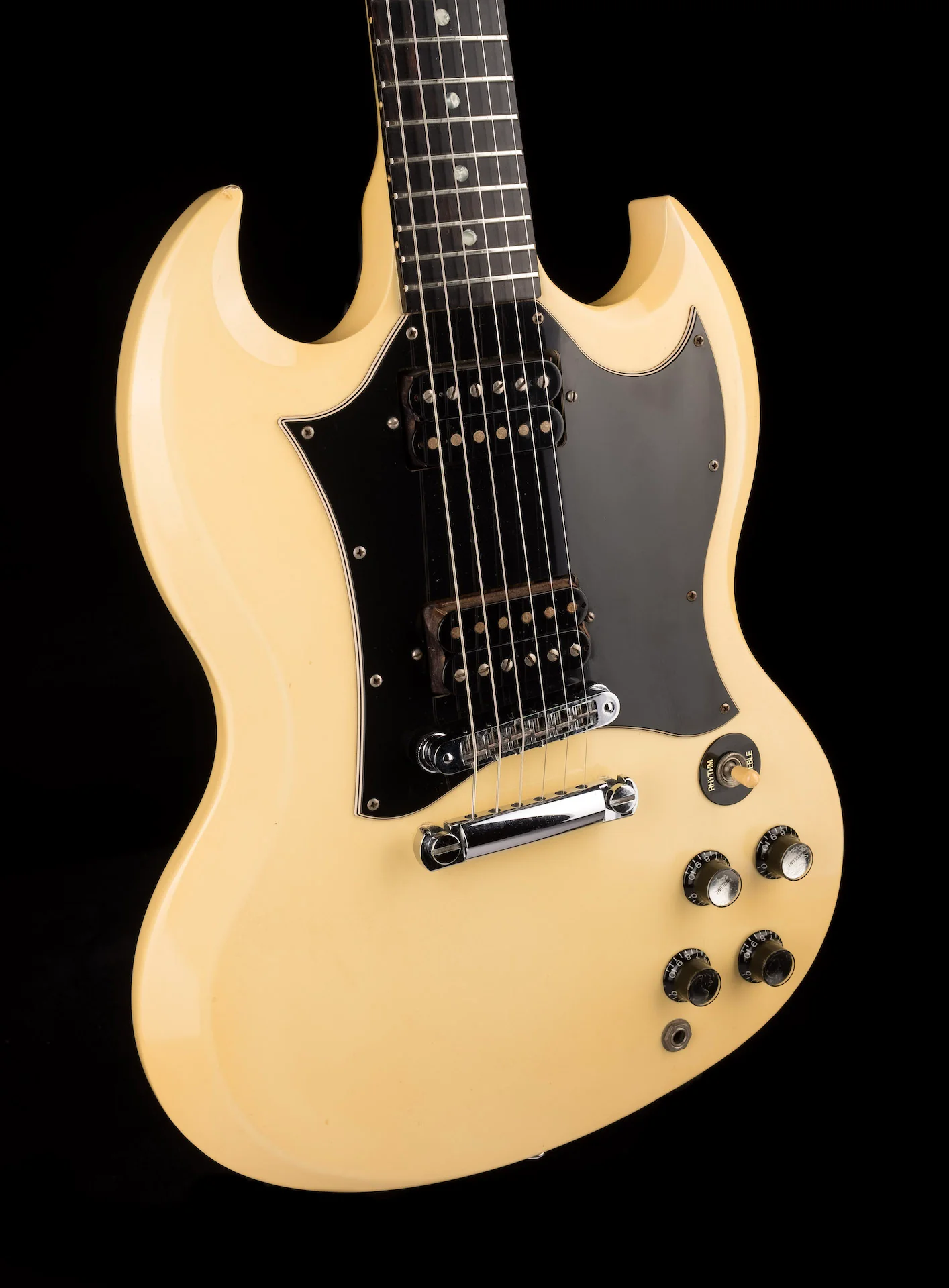 Pre Owned 2002 Gibson SG Special Vintage White Ebony Fingerboard With Case - Image 10