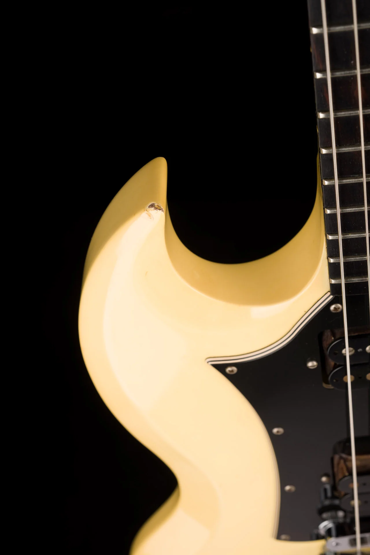 Pre Owned 2002 Gibson SG Special Vintage White Ebony Fingerboard With Case - Image 11