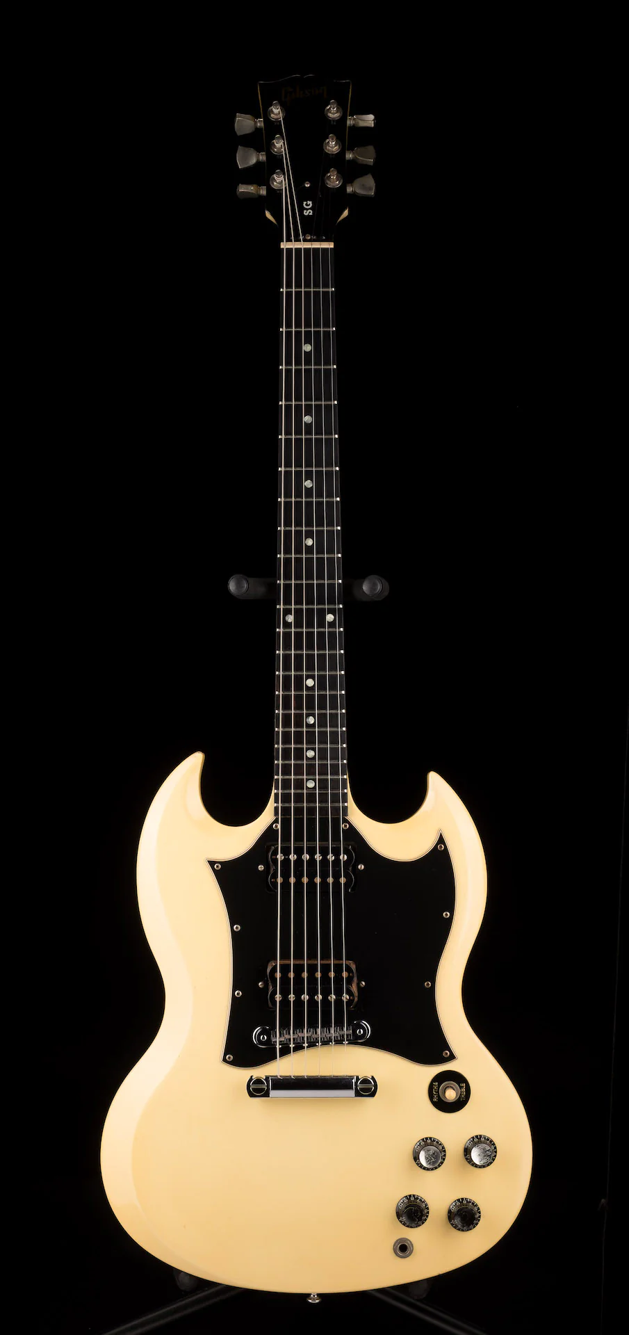 Pre Owned 2002 Gibson SG Special Vintage White Ebony Fingerboard With Case - Image 2
