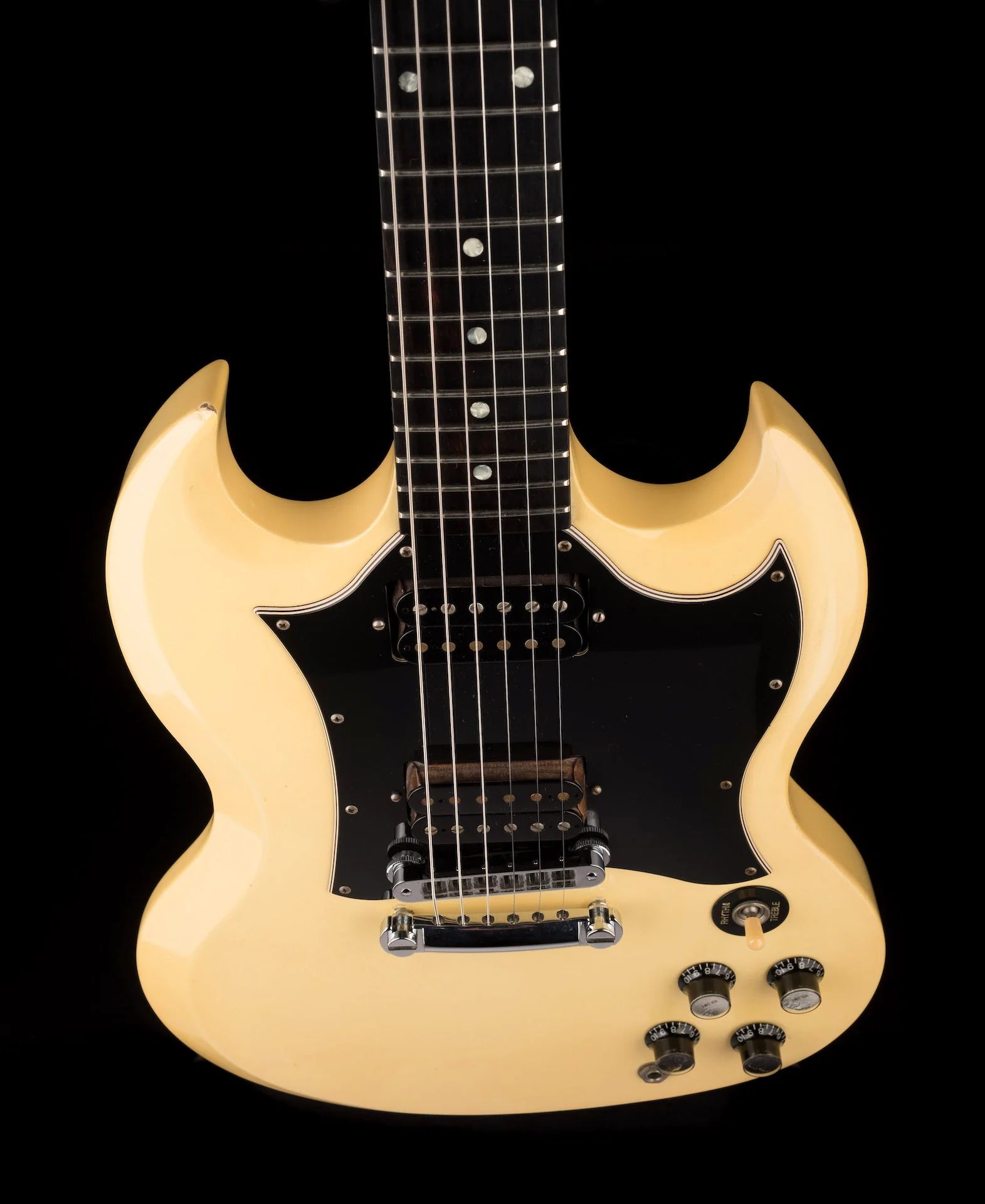 Pre Owned 2002 Gibson SG Special Vintage White Ebony Fingerboard With Case - Image 4