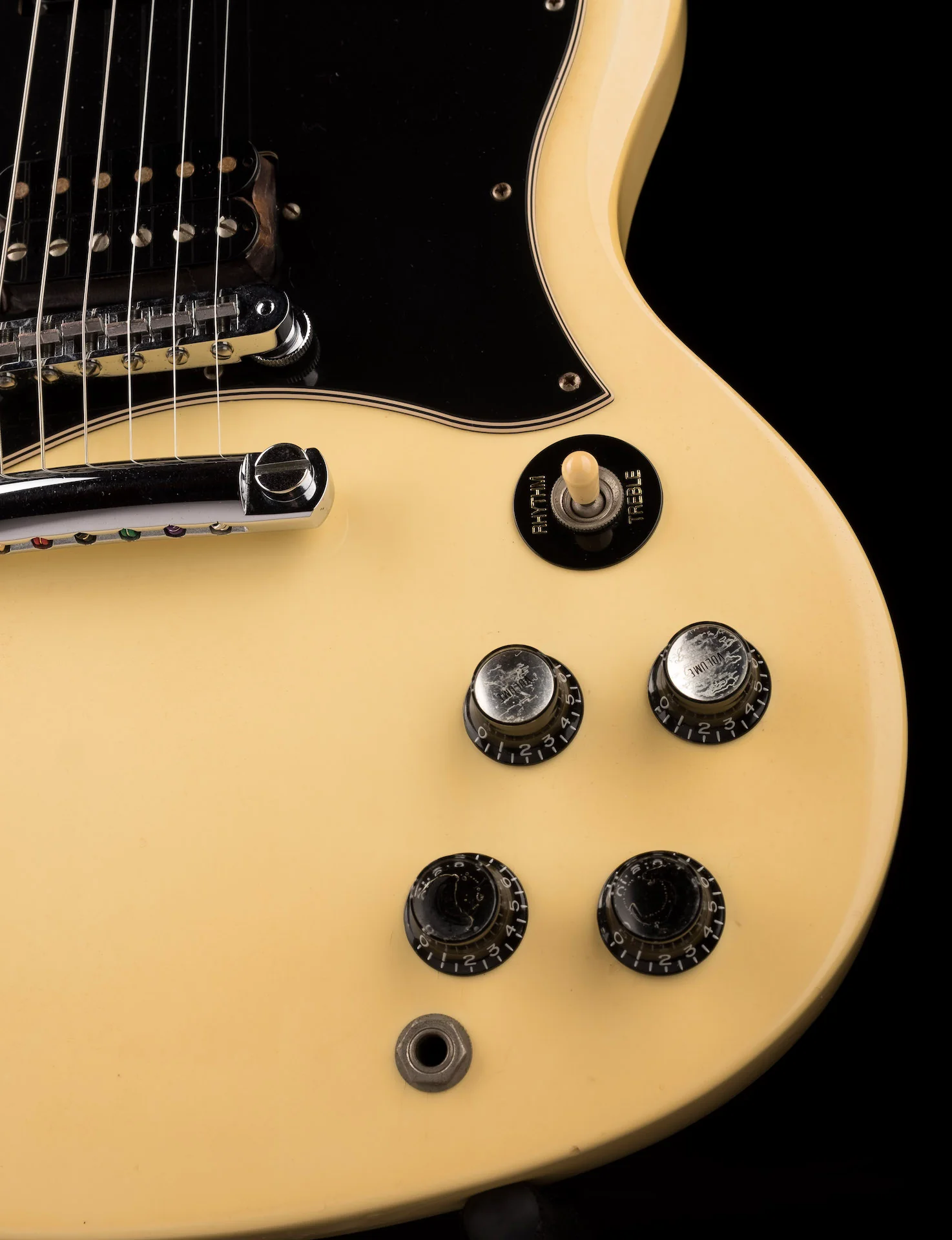 Pre Owned 2002 Gibson SG Special Vintage White Ebony Fingerboard With Case - Image 8