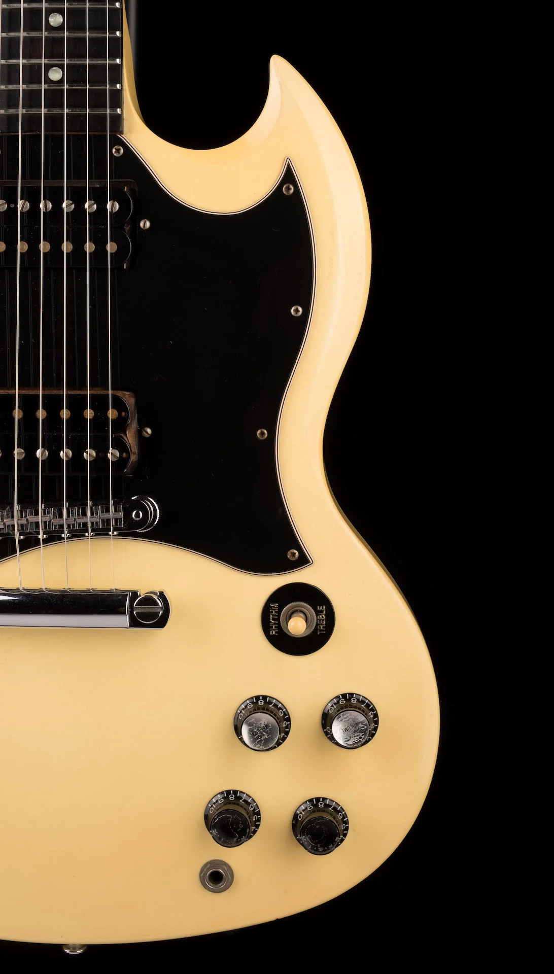 Pre Owned 2002 Gibson SG Special Vintage White Ebony Fingerboard With Case - Image 9