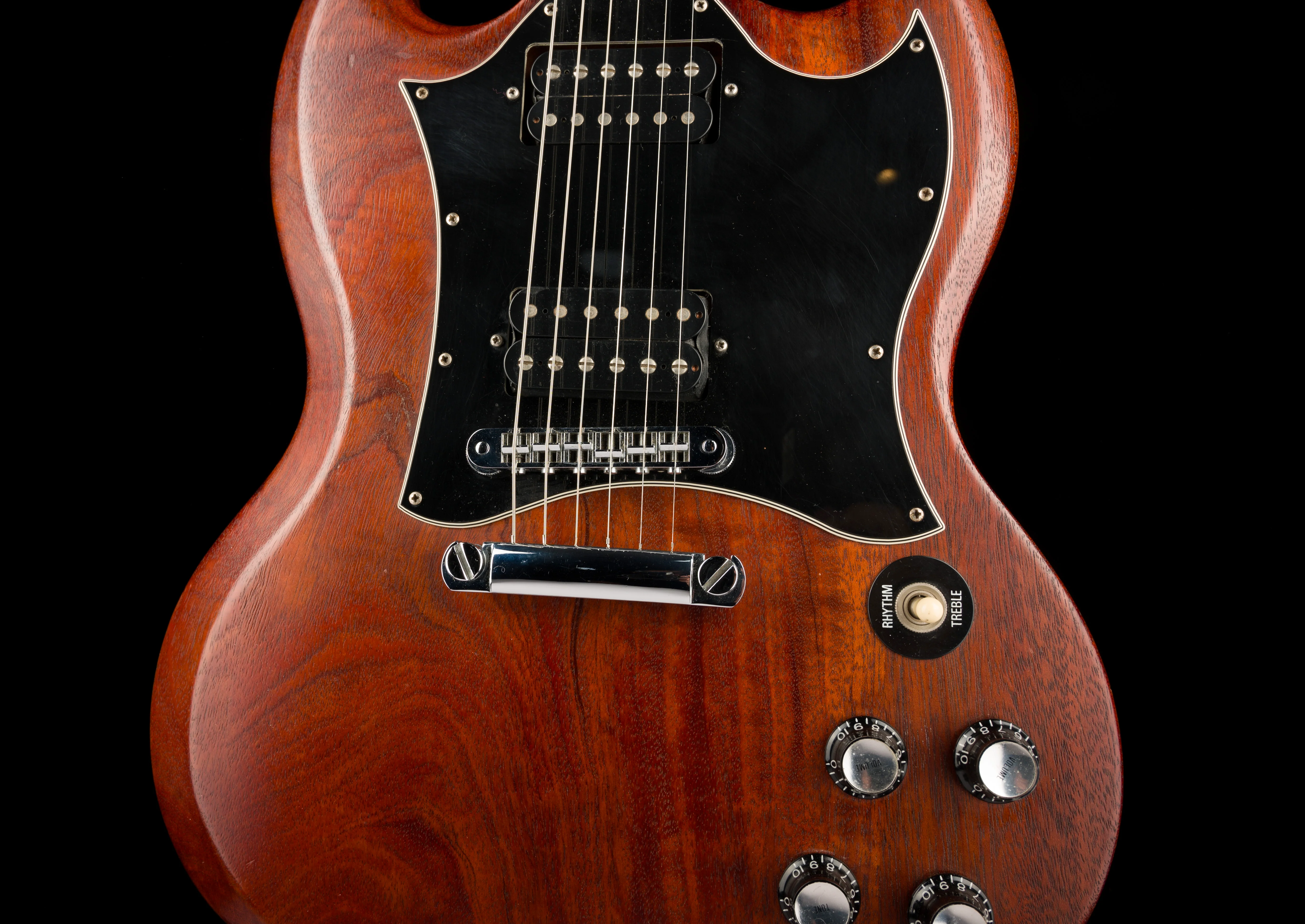 Pre Owned 2003 Gibson SG Special Faded Brown Ebony Fretboard With Gig Bag - Image 6