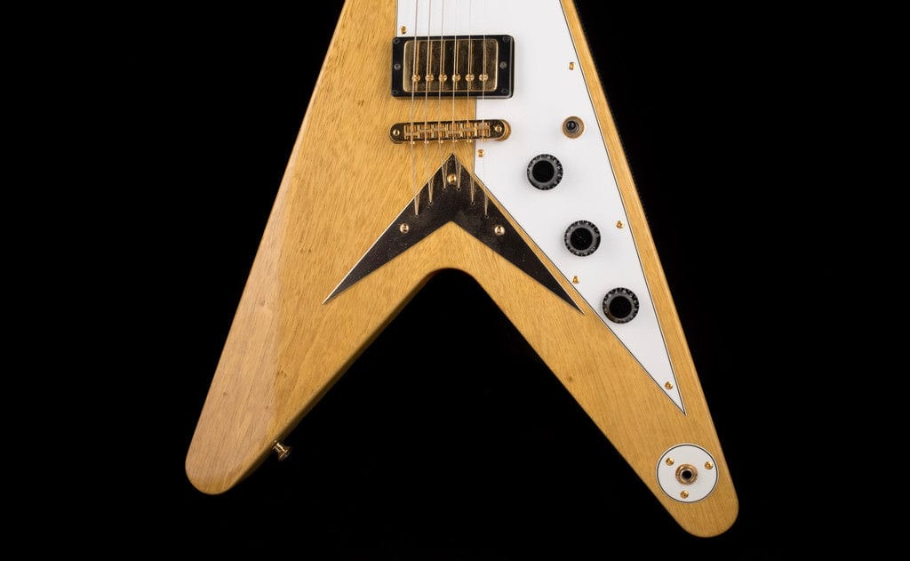 Pre-Owned 2003 Hamer Vector Korina "Flying V" Natural with OHSC - Image 4