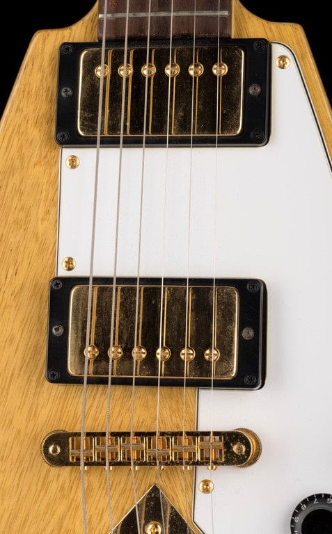 Pre-Owned 2003 Hamer Vector Korina "Flying V" Natural with OHSC - Image 5