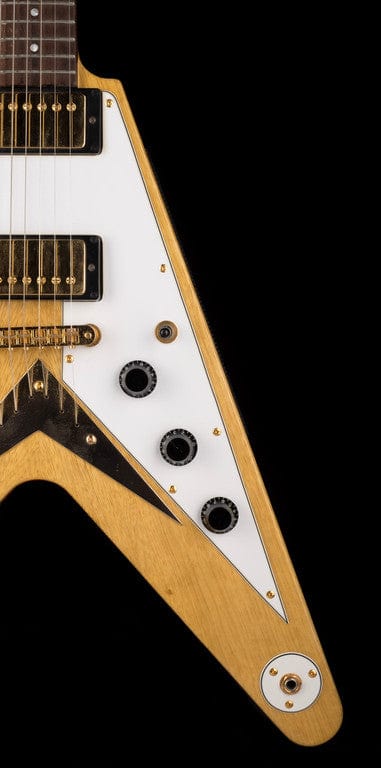 Pre-Owned 2003 Hamer Vector Korina "Flying V" Natural with OHSC - Image 7