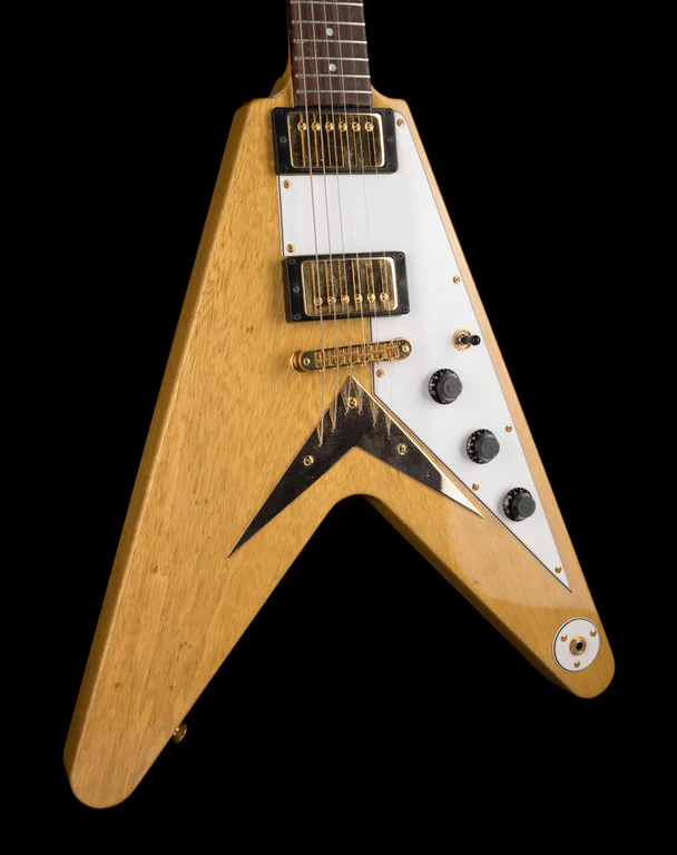 Pre-Owned 2003 Hamer Vector Korina "Flying V" Natural with OHSC - Image 8