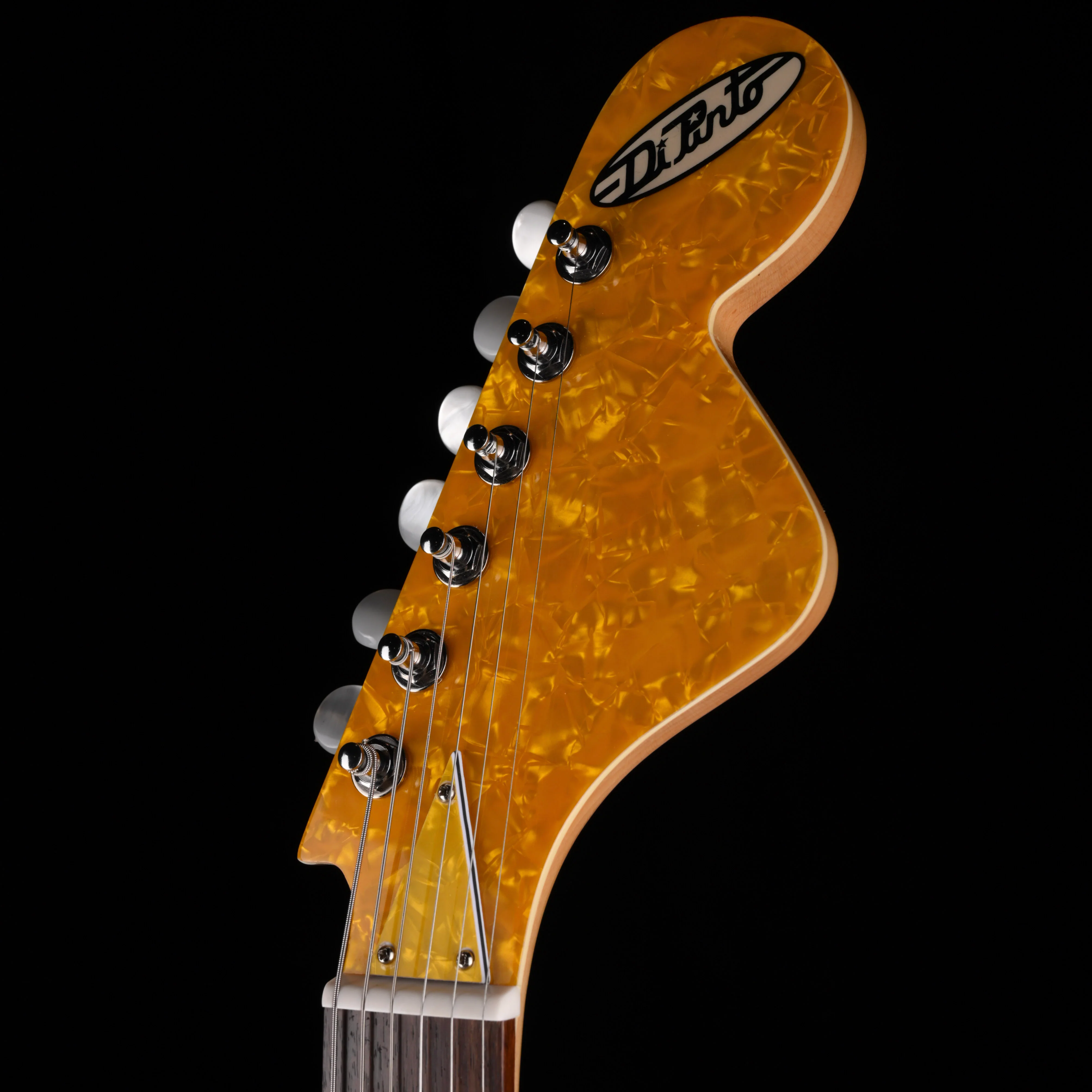Pre Owned 2004 DiPinto Galaxie IV Los Straitjackets Silver Sparkle (Made in Korea) with Gig Bag - Image 8