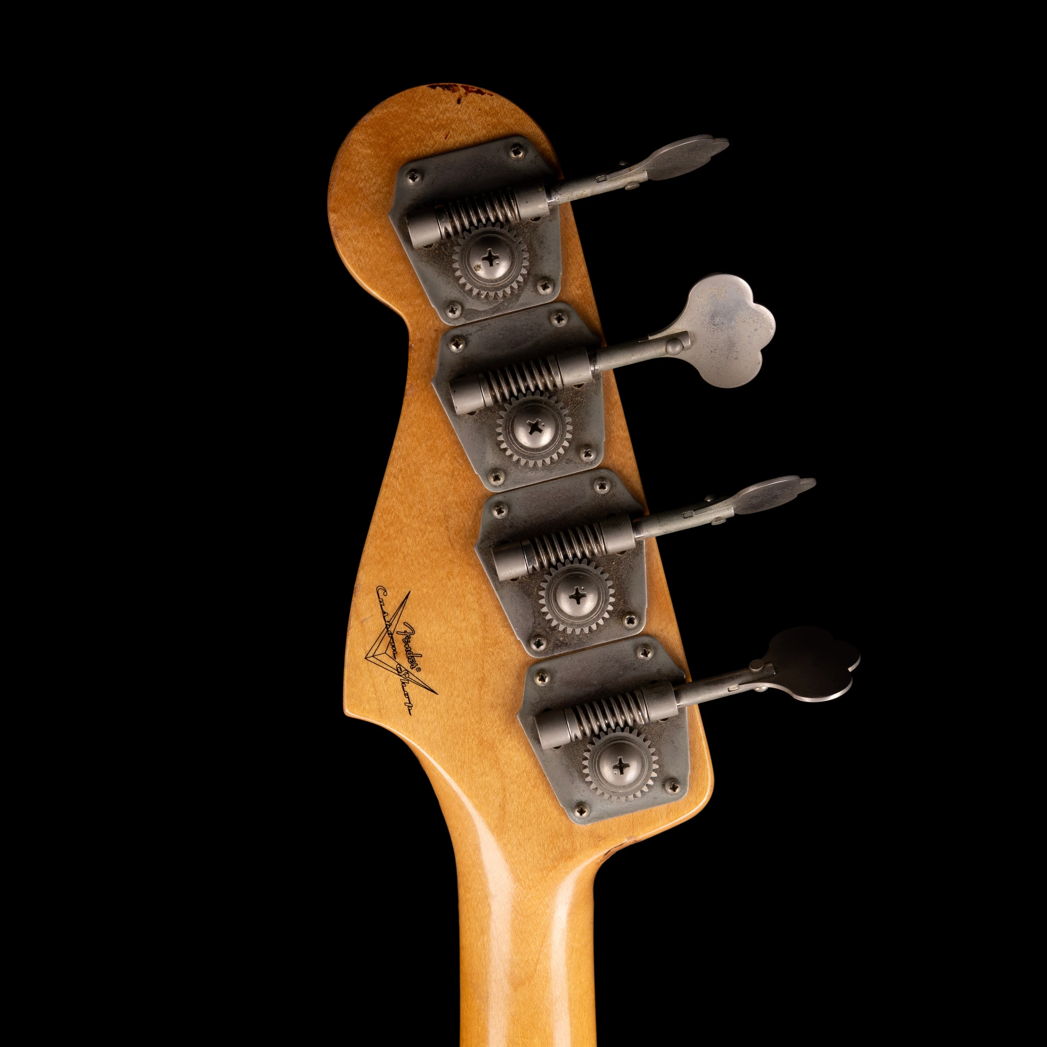 Pre Owned 2004 Fender Custom Shop 60's Jazz Bass Relic 3-Tone Sunburst With OHSC - Image 12
