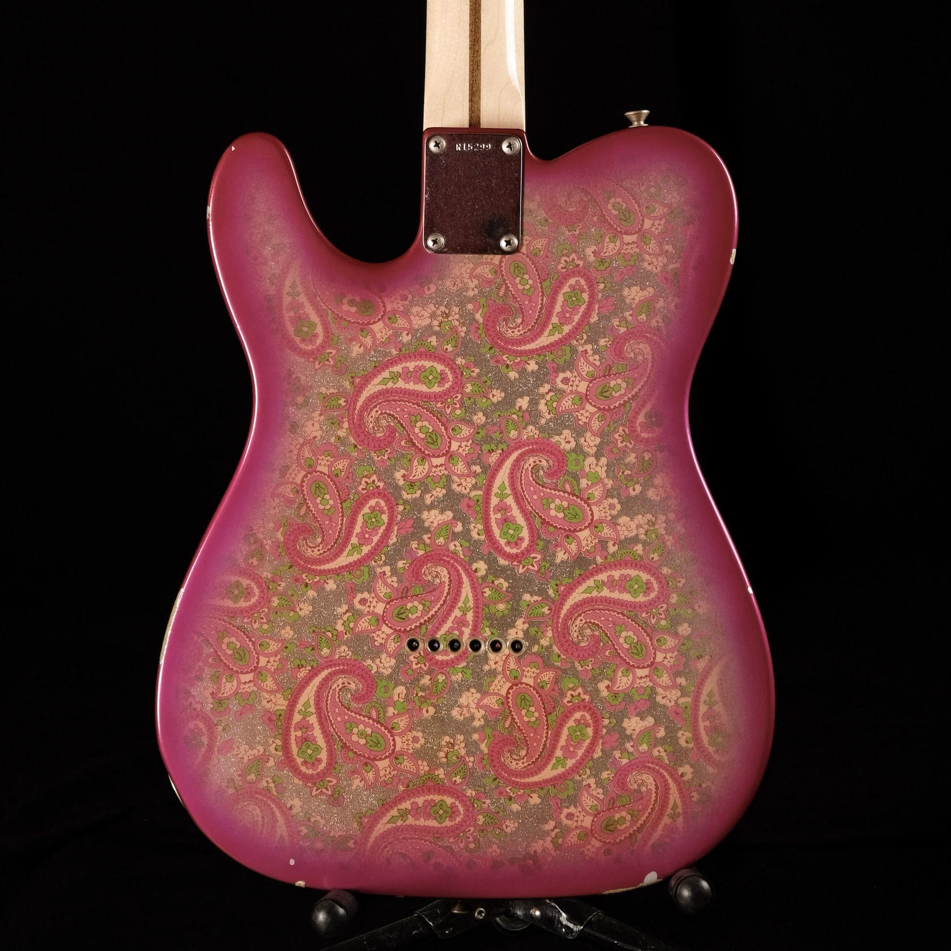Pre-Owned 2004 Fender Custom Shop Relic '69 Pink Paisley Telecaster With OHSC - Image 10