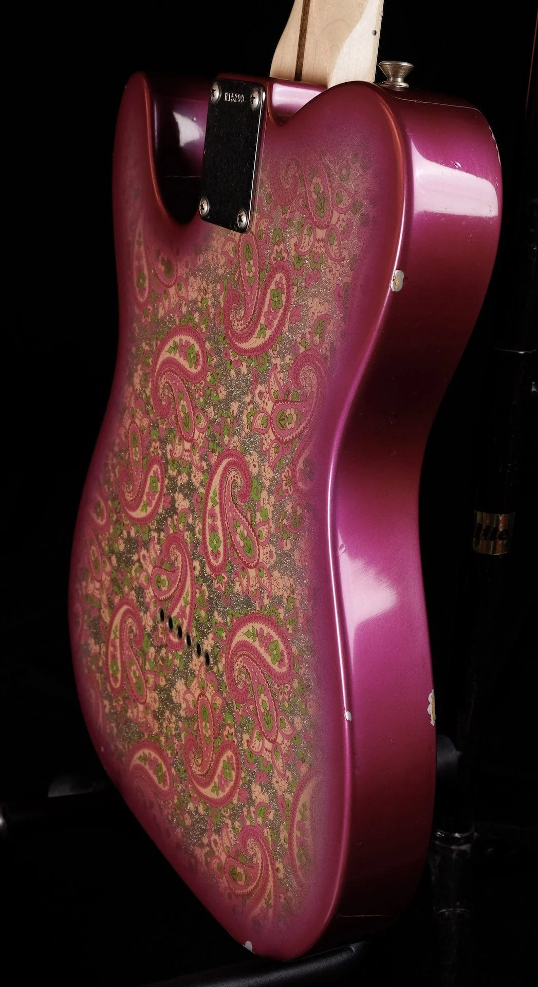 Pre-Owned 2004 Fender Custom Shop Relic '69 Pink Paisley Telecaster With OHSC - Image 11