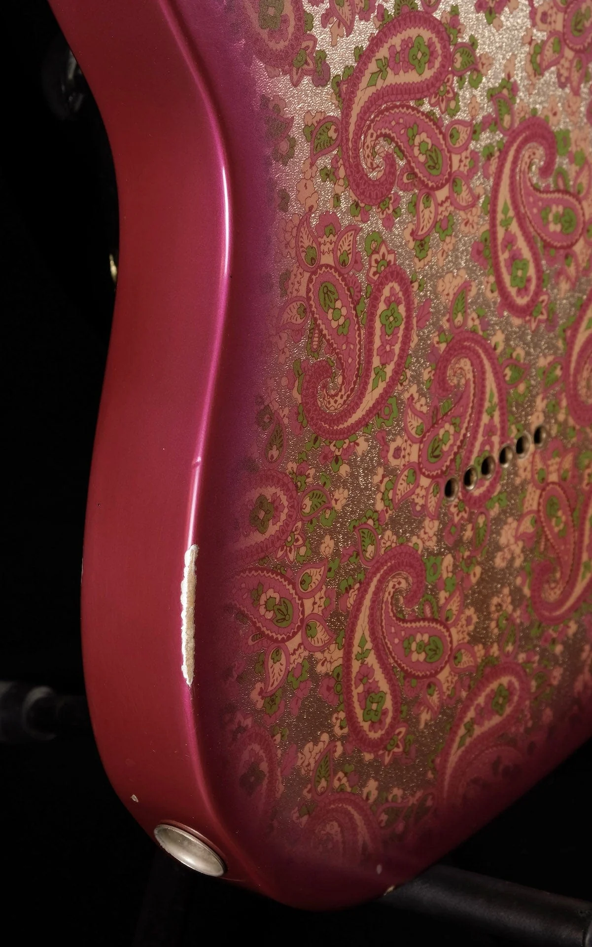 Pre-Owned 2004 Fender Custom Shop Relic '69 Pink Paisley Telecaster With OHSC - Image 12