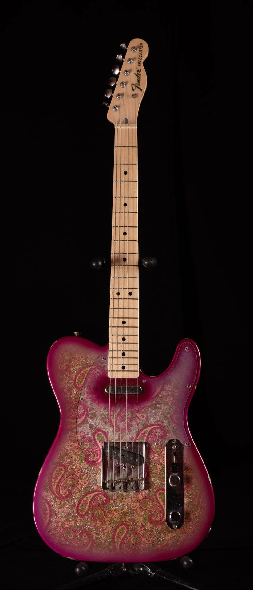 Pre-Owned 2004 Fender Custom Shop Relic '69 Pink Paisley Telecaster With OHSC - Image 2