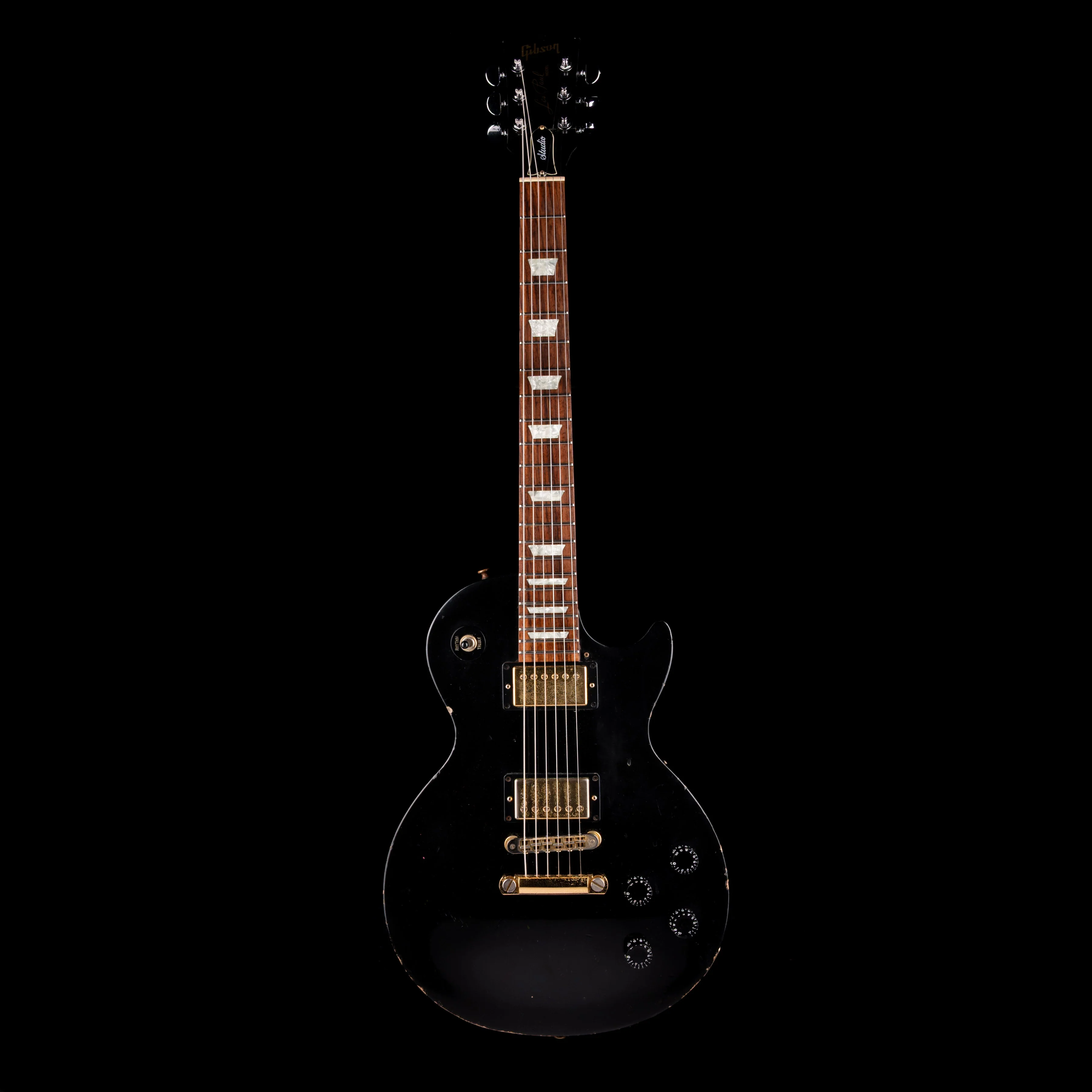 Pre Owned 2004 Gibson Les Paul Studio Gloss Black With OHSC - Image 2