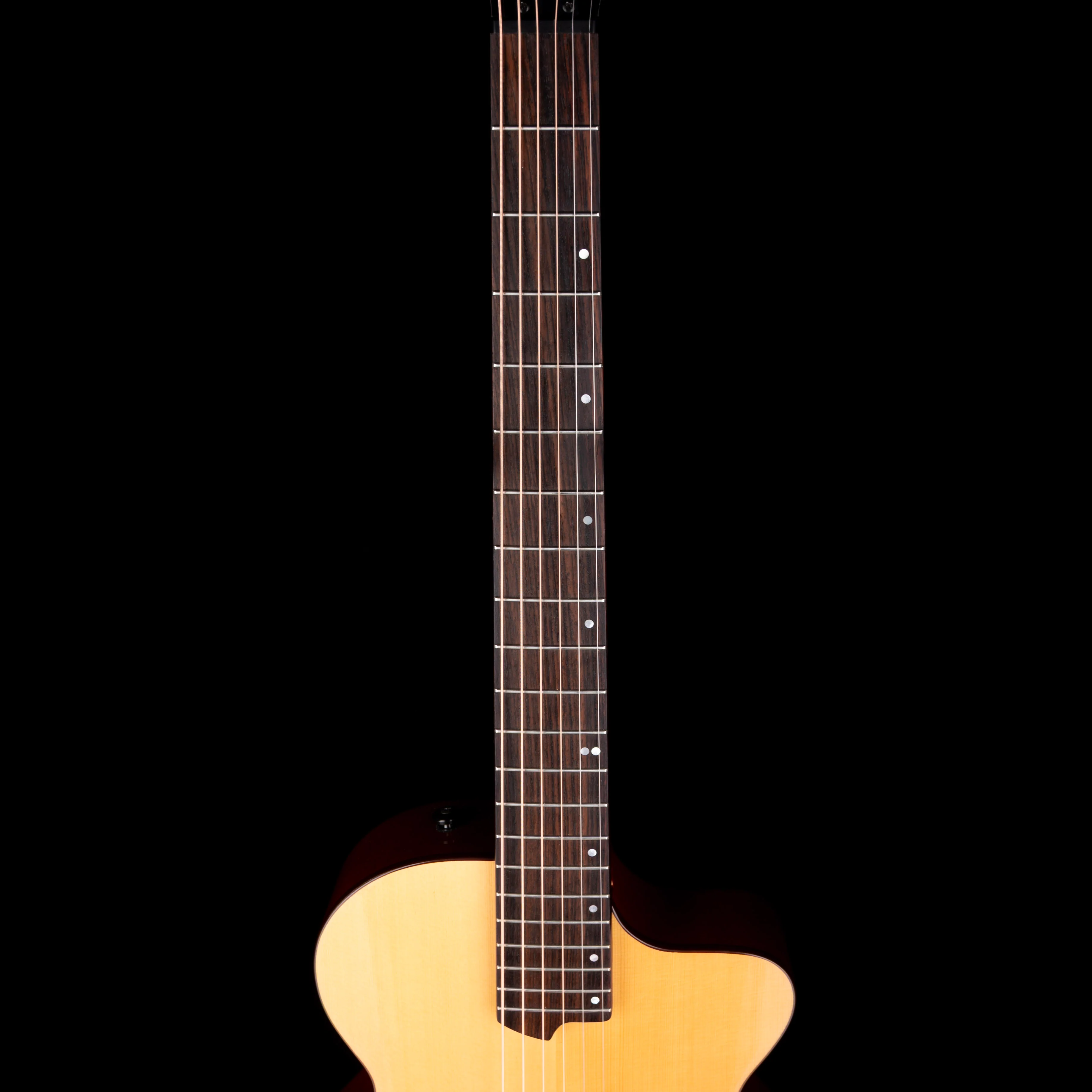 Pre Owned 2004 Willcox Guitars Lightwave Atlantis Thinline Natural Electric Guitar with Gig Bag - Image 7