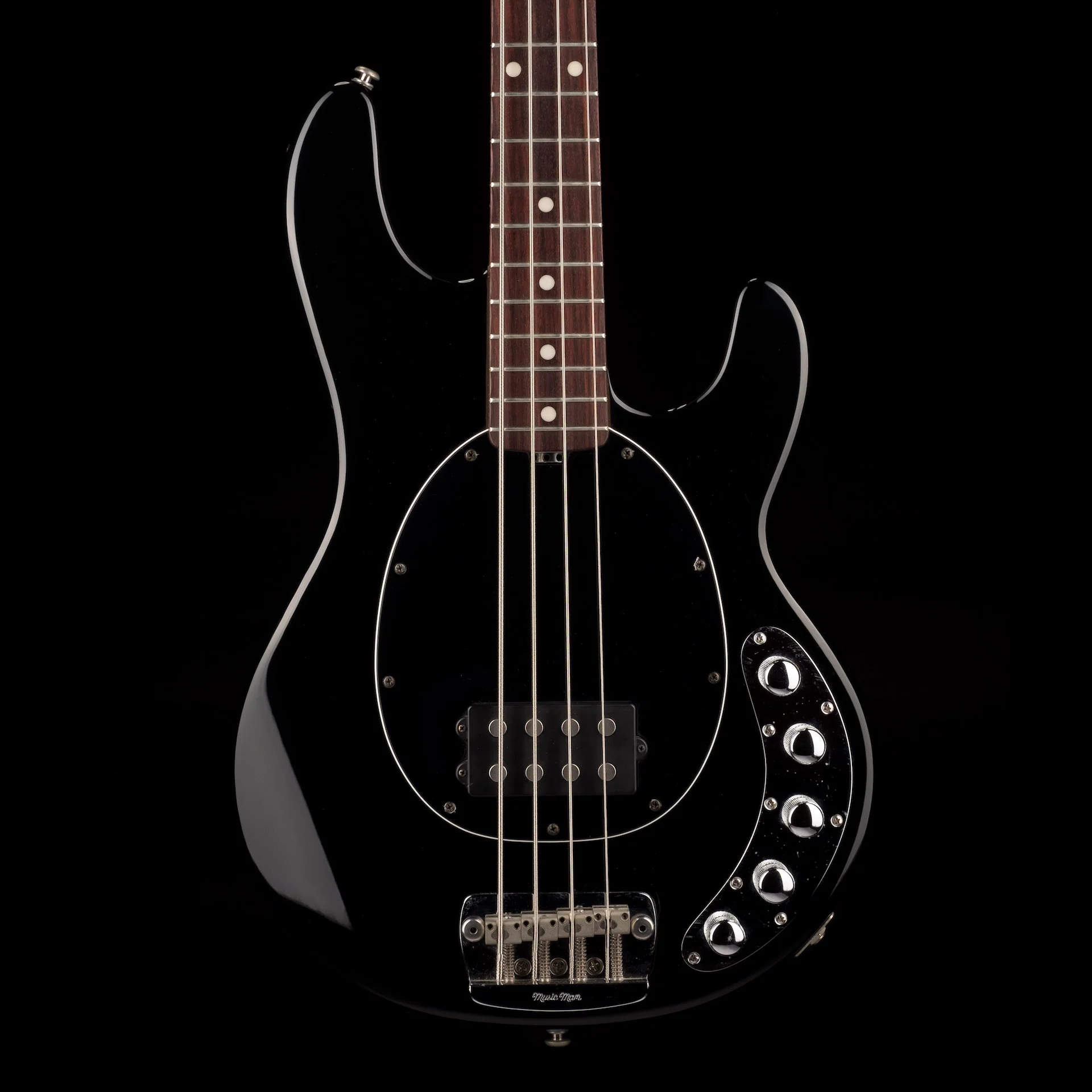 Pre Owned 2005 Ernie Ball Music Man Sting Ray 4-String Bass Black with OHSC