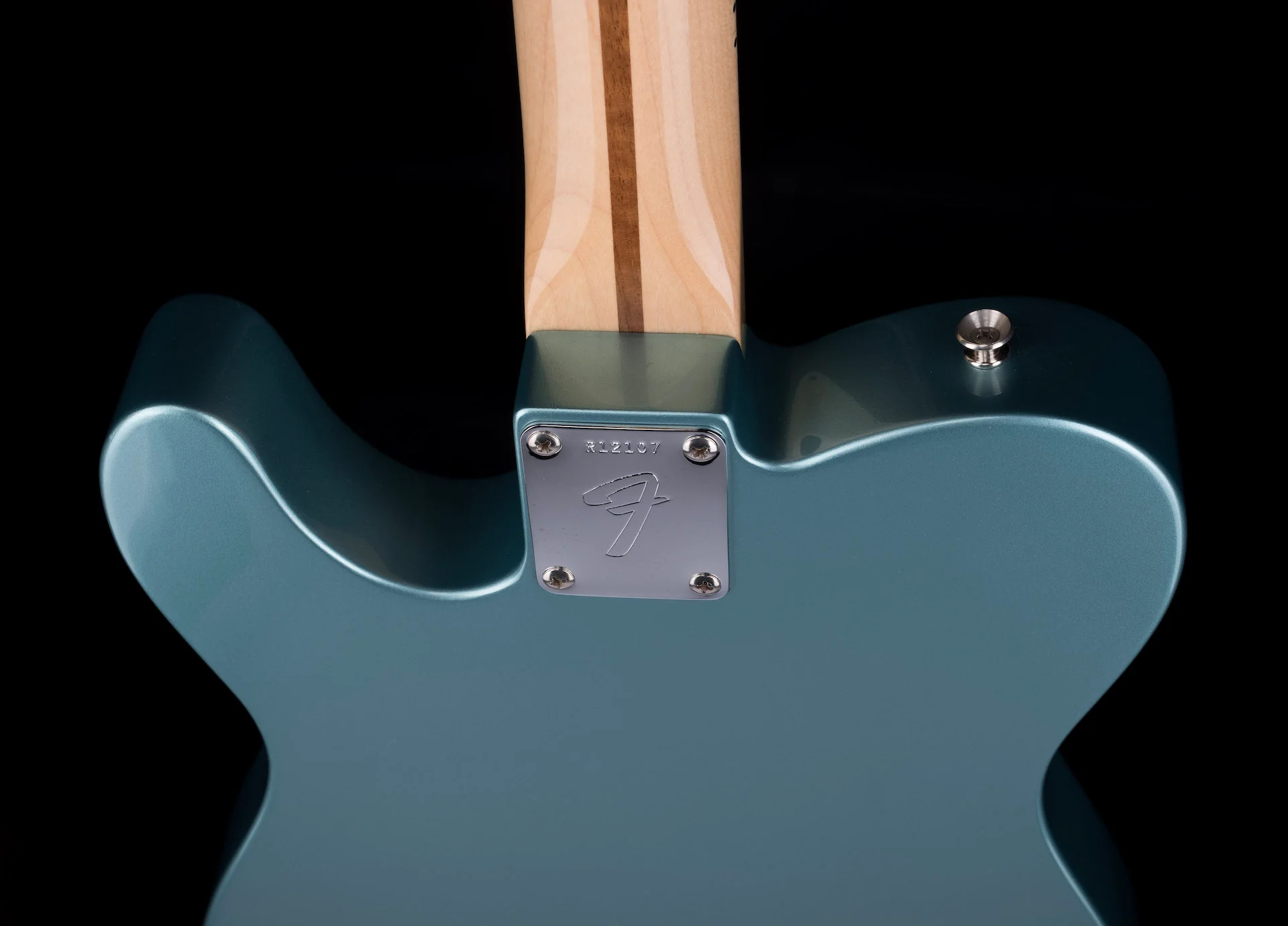 Pre Owned 2005 Fender Custom Shop 1969 Telecaster Thinline Firemist Silver With OHSC - Image 16