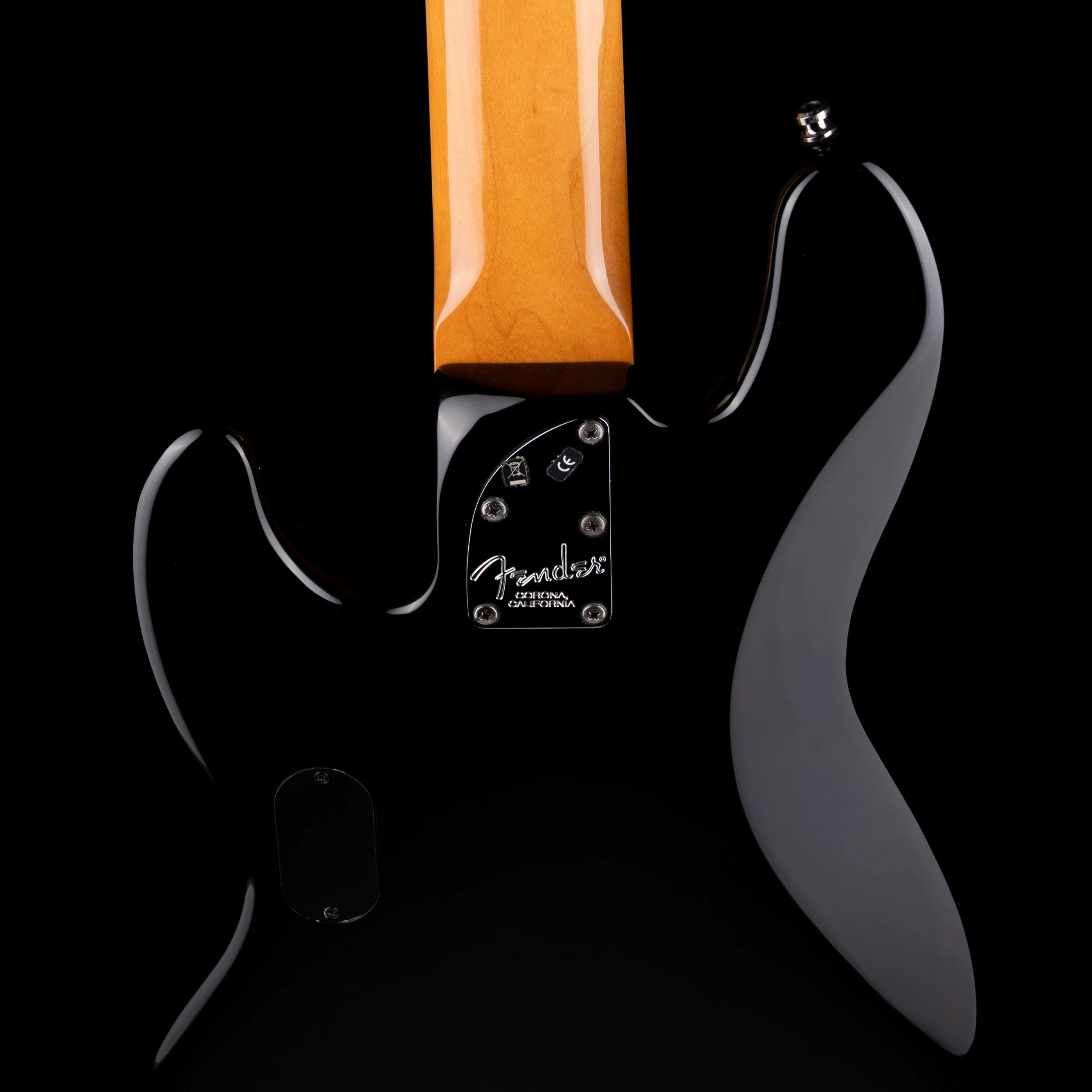 Pre Owned 2005 Fender Marcus Miller Jazz Bass V Black With OHSC - Image 10