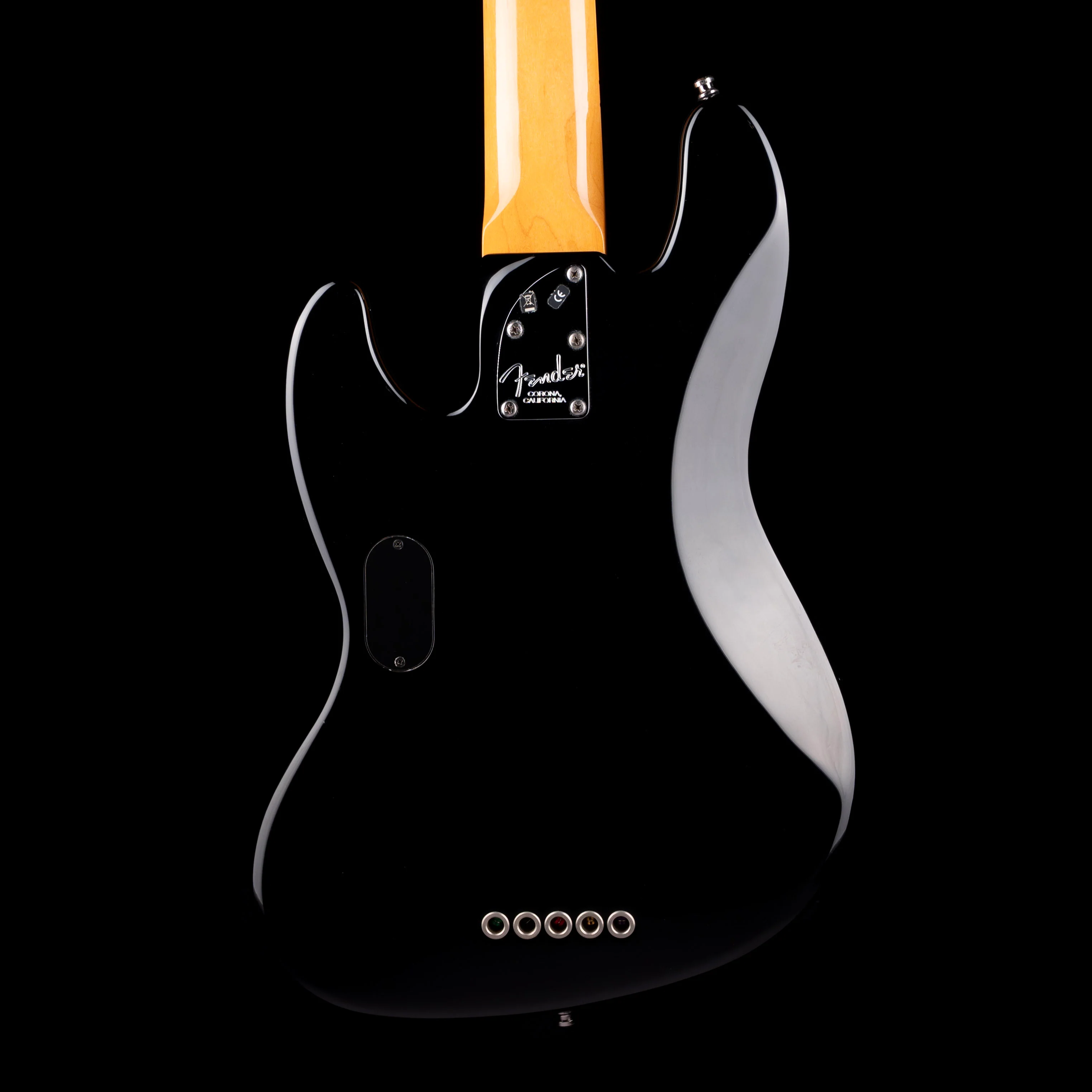 Pre Owned 2005 Fender Marcus Miller Jazz Bass V Black With OHSC - Image 8