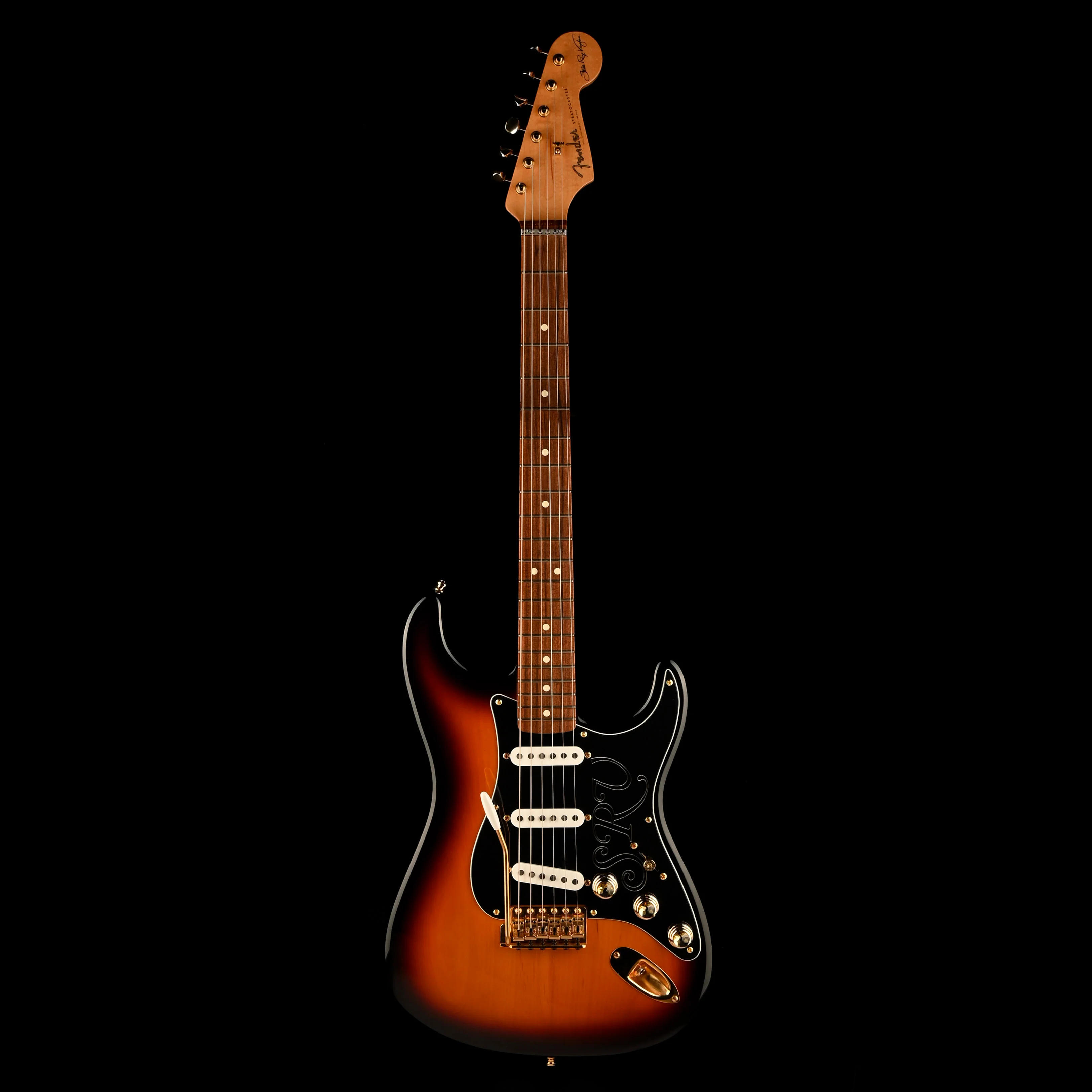 Pre Owned 2005 Fender Stevie Ray Vaughn Stratocaster Sunburst Modified With OHSC - Image 2