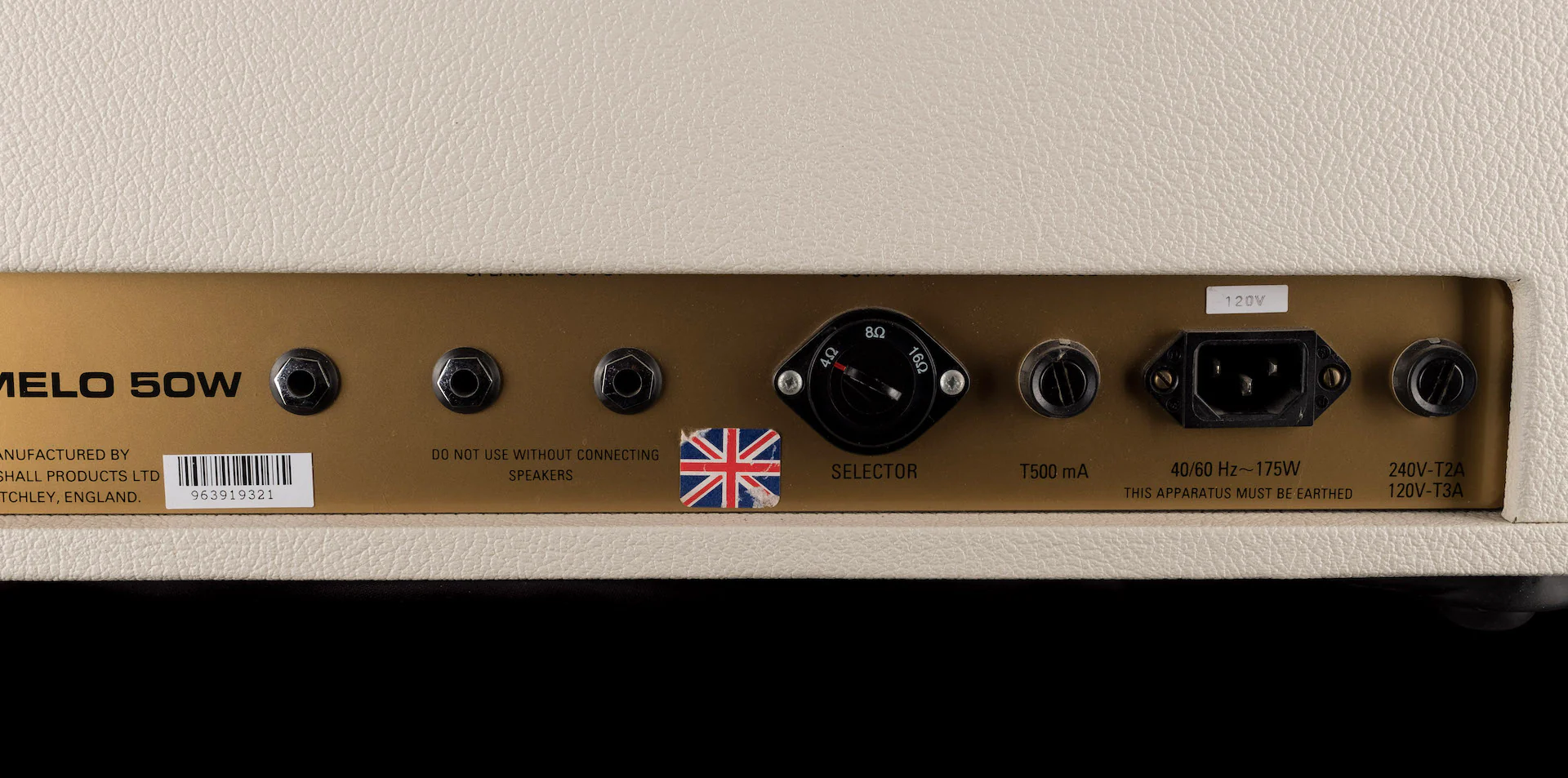 Pre Owned Marshall Kit Model 1962 50w Tremolo Hand-Wired Head - Image 11