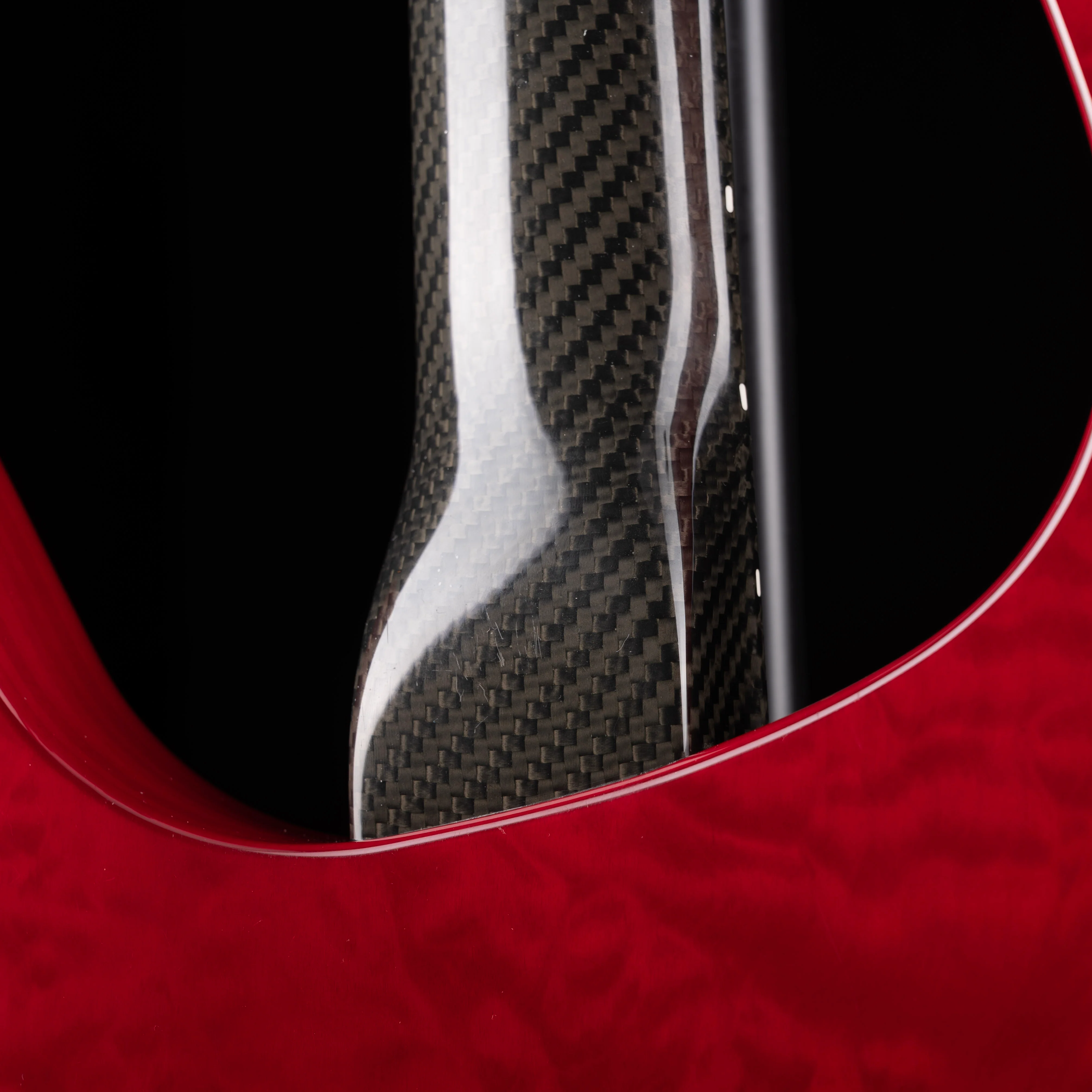 Pre Owned 2005 Parker Fly Bass 5-String Transparent Red With Gig Bag - Image 10