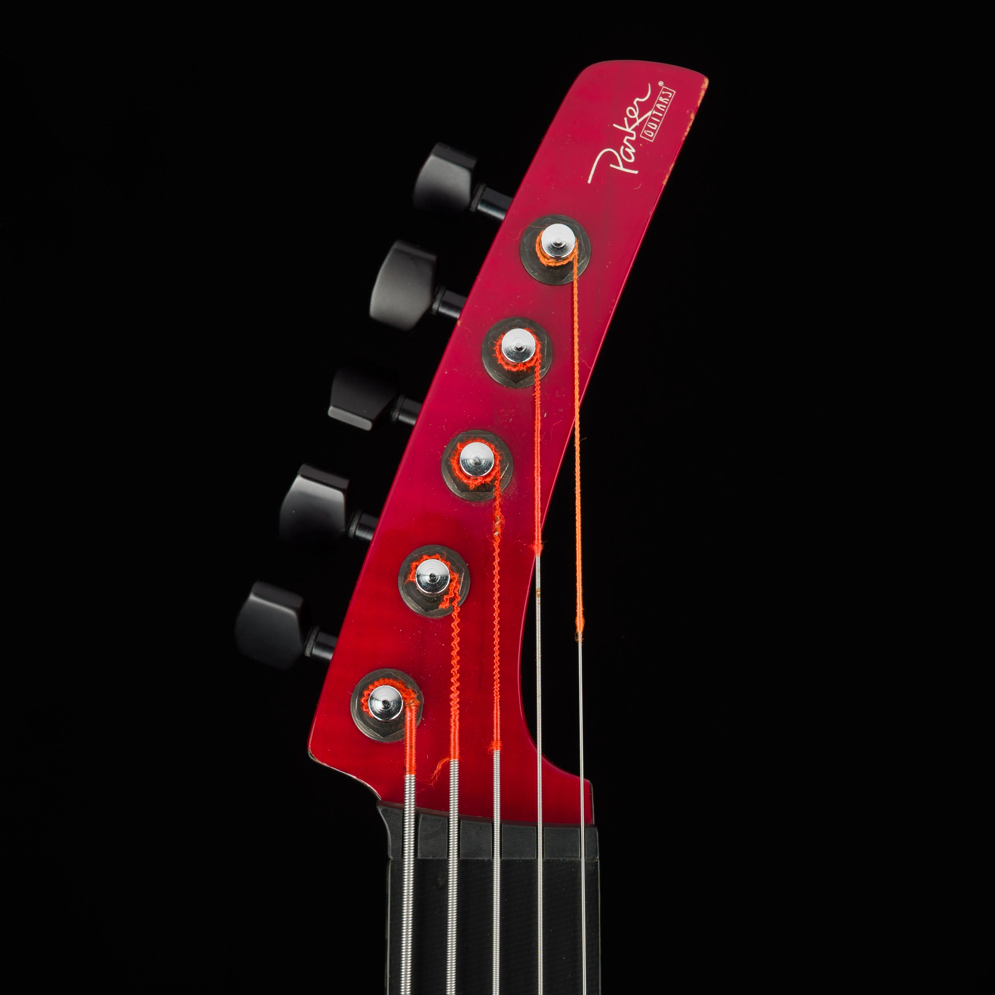 Pre Owned 2005 Parker Fly Bass 5-String Transparent Red With Gig Bag - Image 11