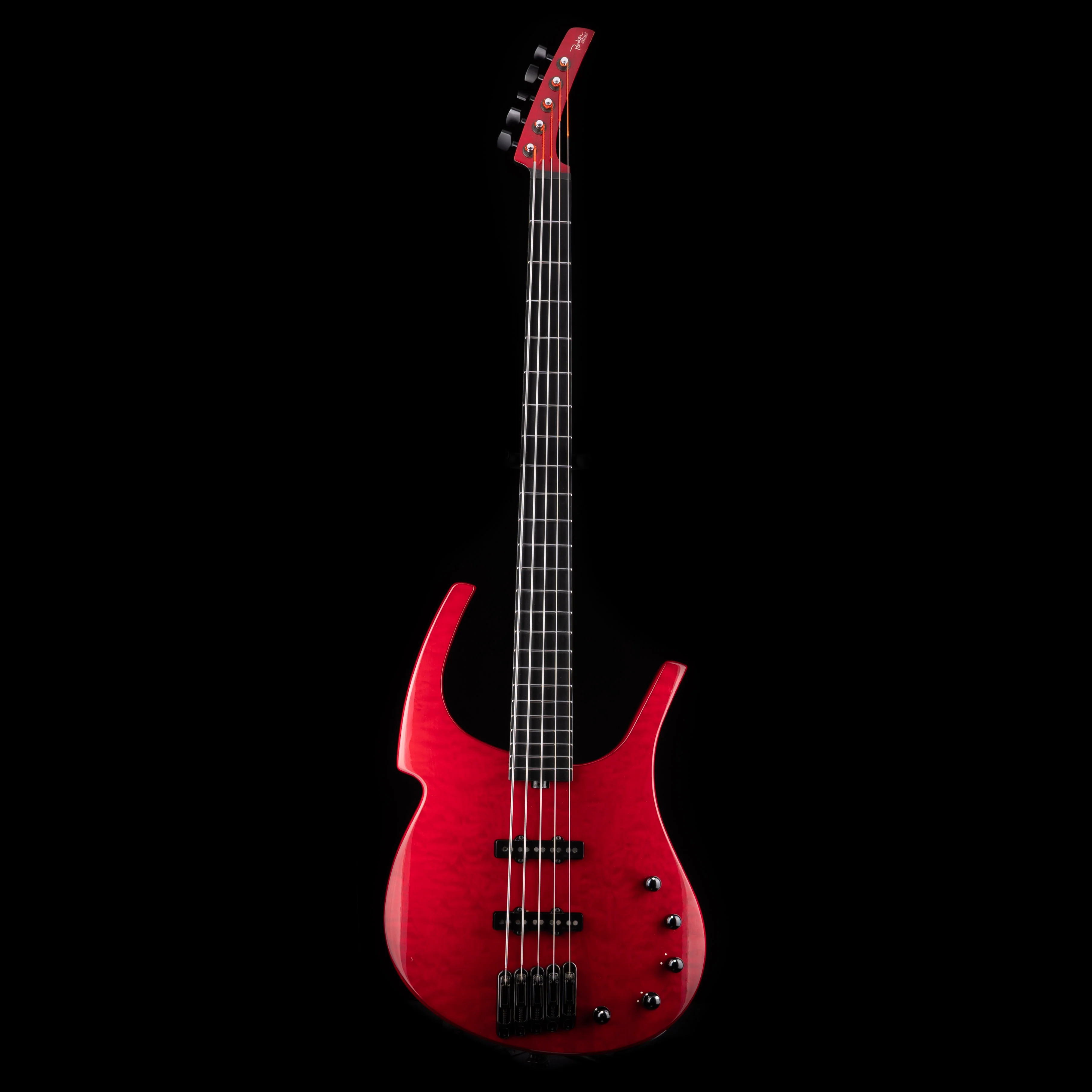 Pre Owned 2005 Parker Fly Bass 5-String Transparent Red With Gig Bag - Image 2