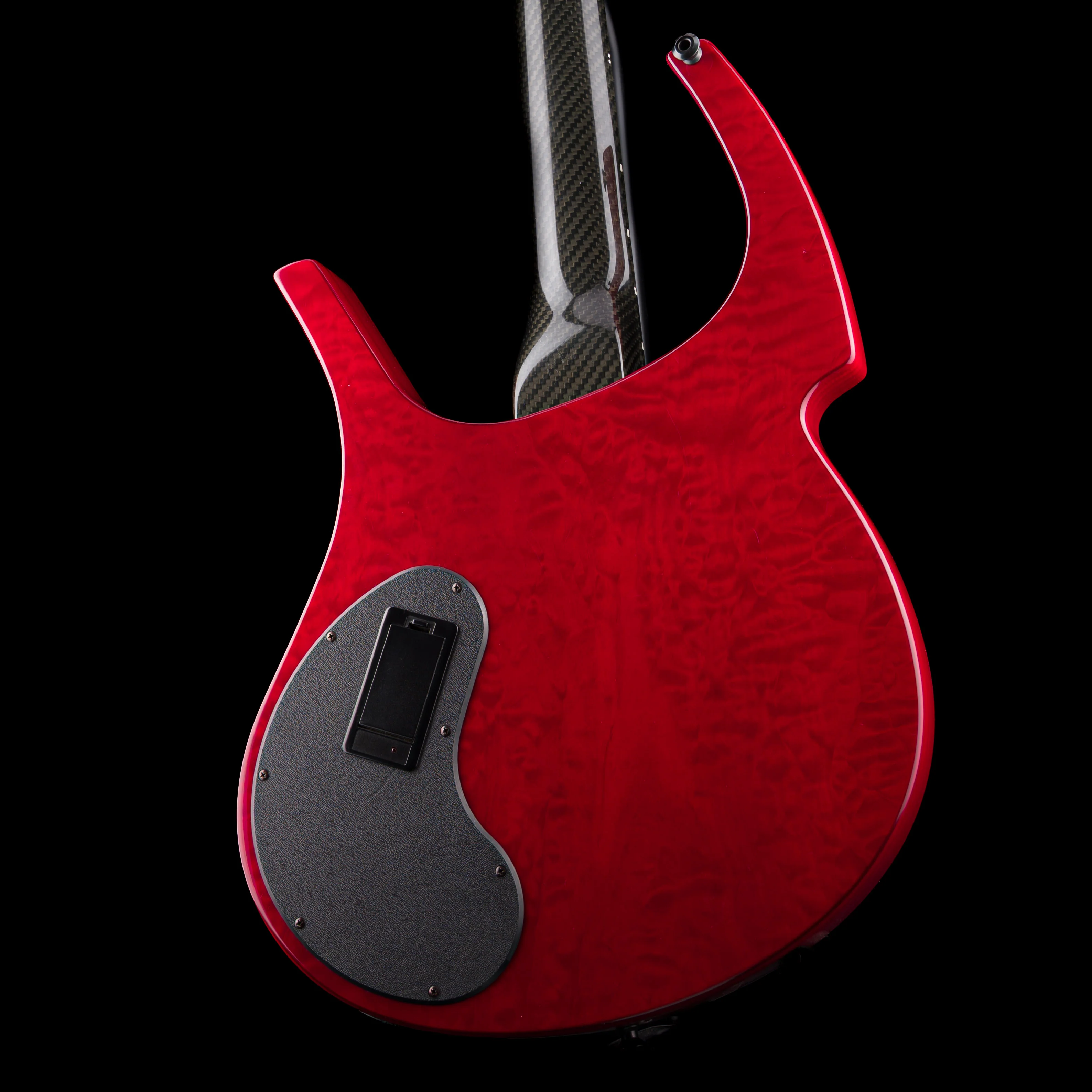 Pre Owned 2005 Parker Fly Bass 5-String Transparent Red With Gig Bag - Image 9