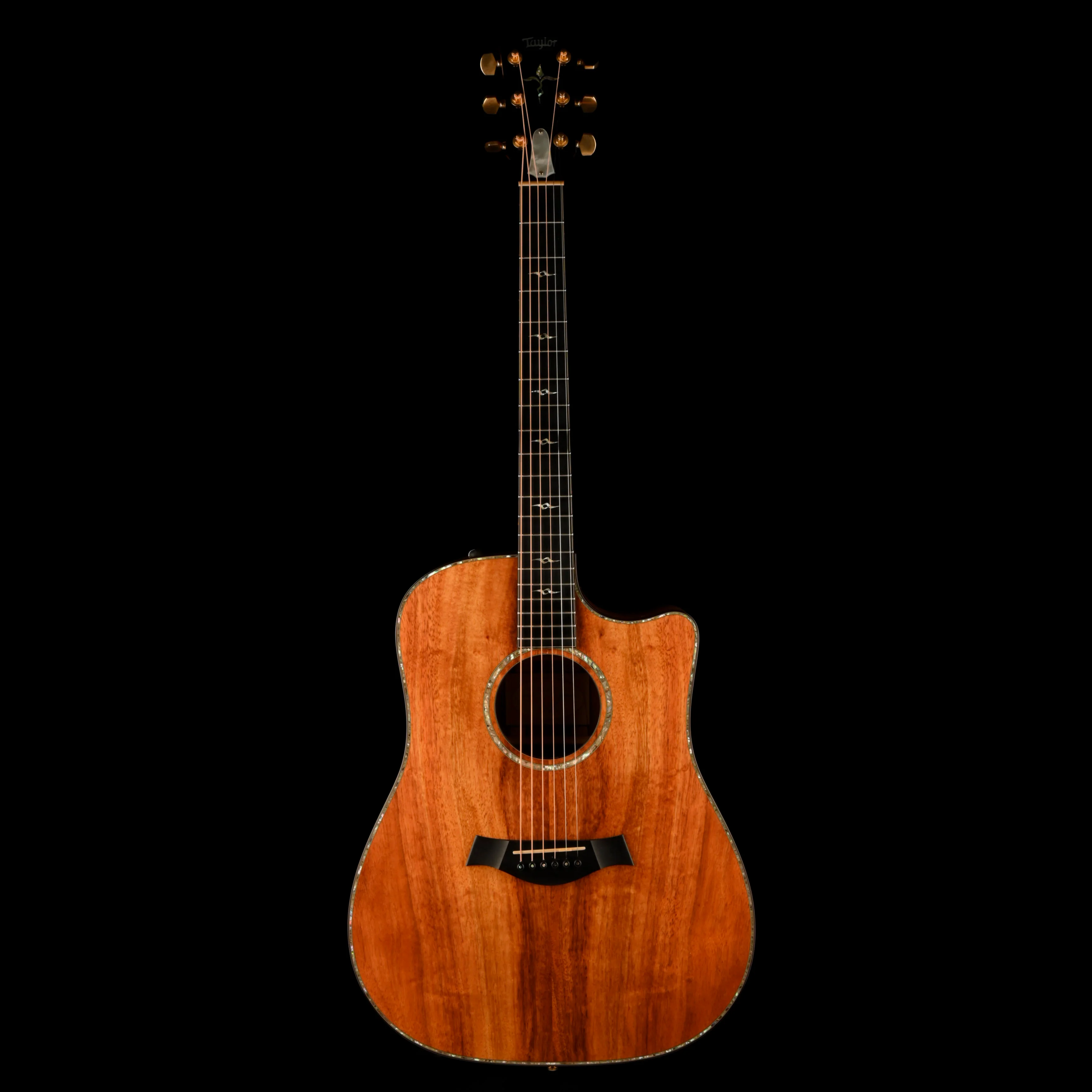 Pre Owned 2005 Taylor K-20ce Koa Natural Acoustic Electric Guitar With OHSC - Image 2