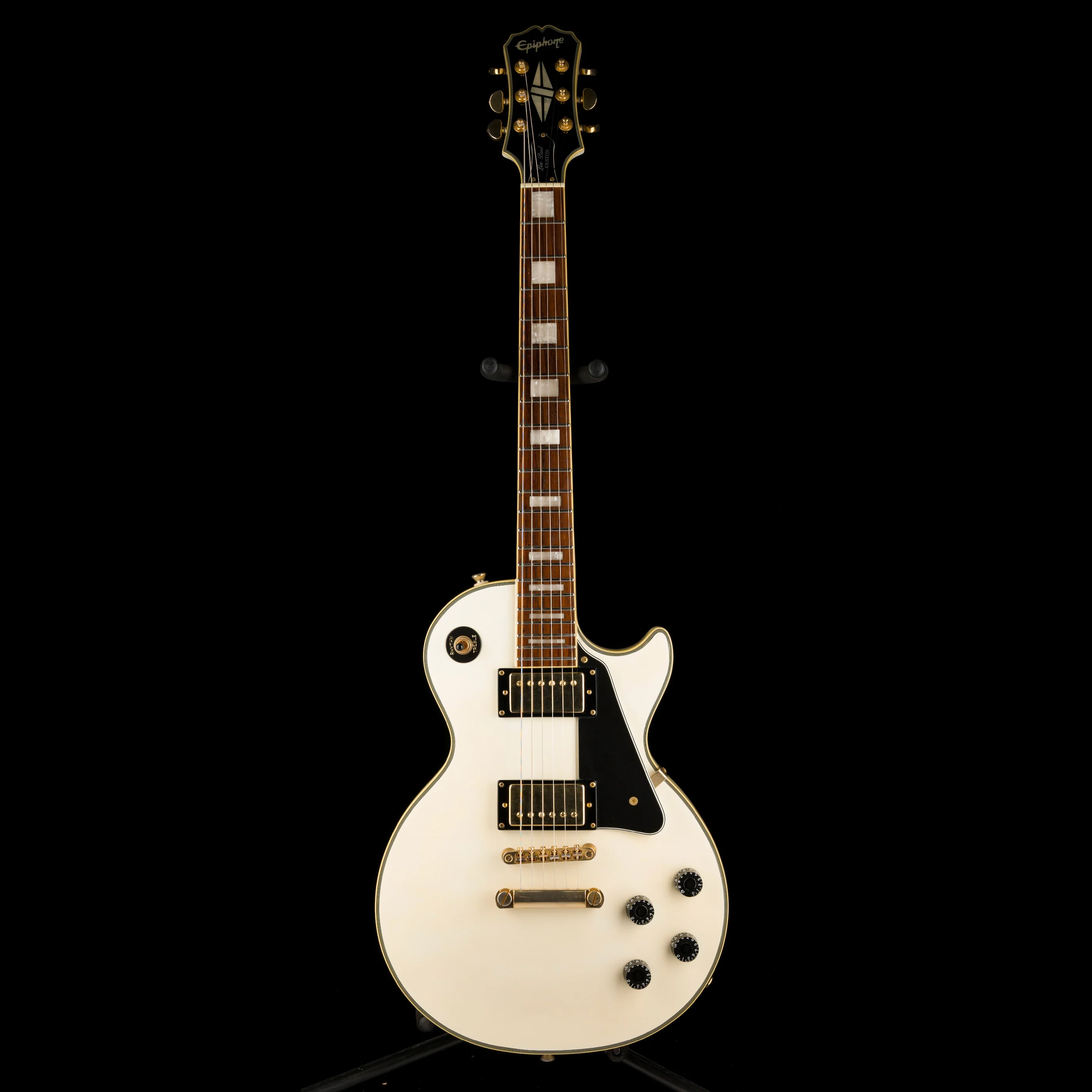 Pre Owned 2006 Epiphone Les Paul Custom Alpine White - Image 2