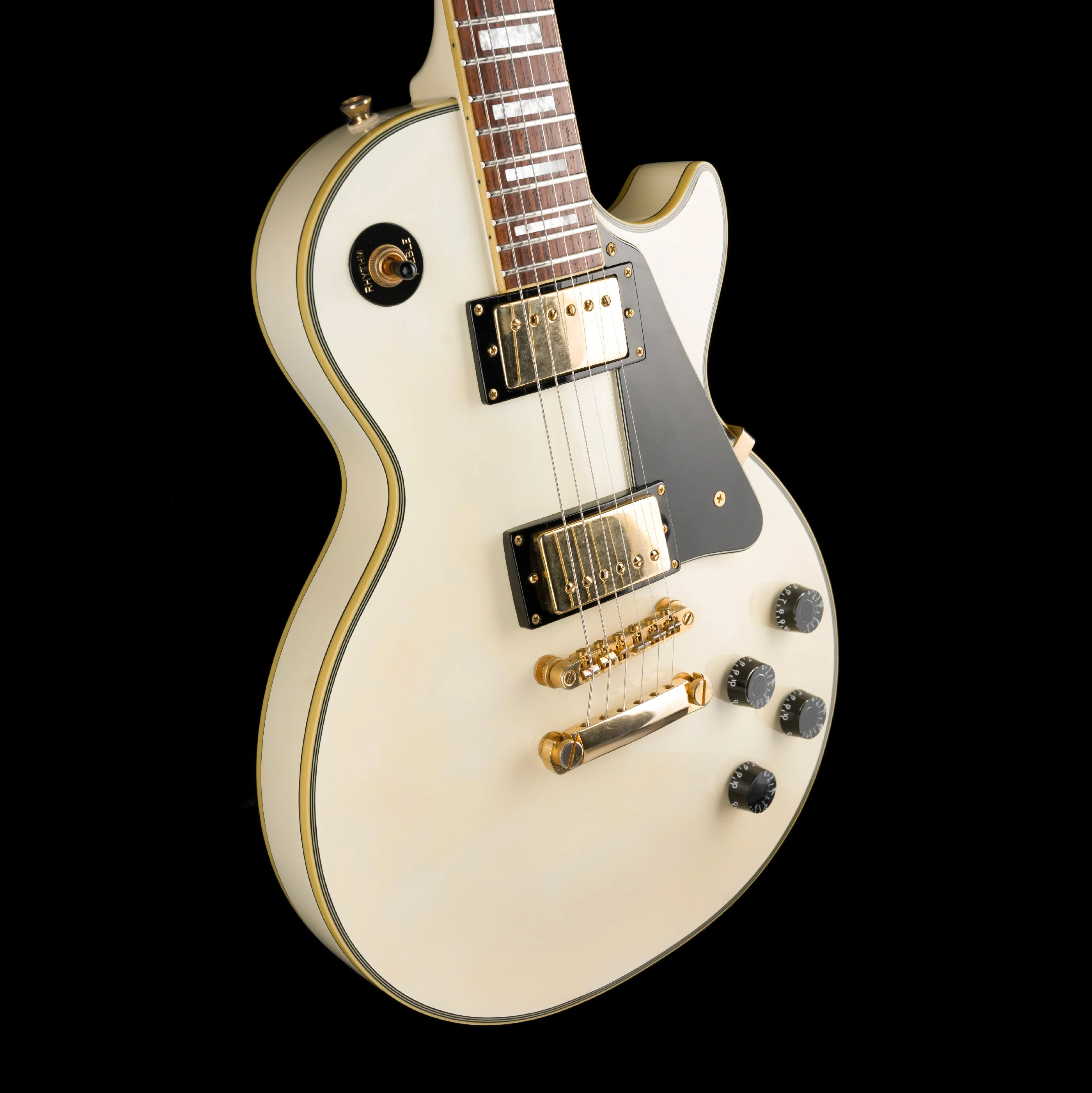 Pre Owned 2006 Epiphone Les Paul Custom Alpine White - Image 3