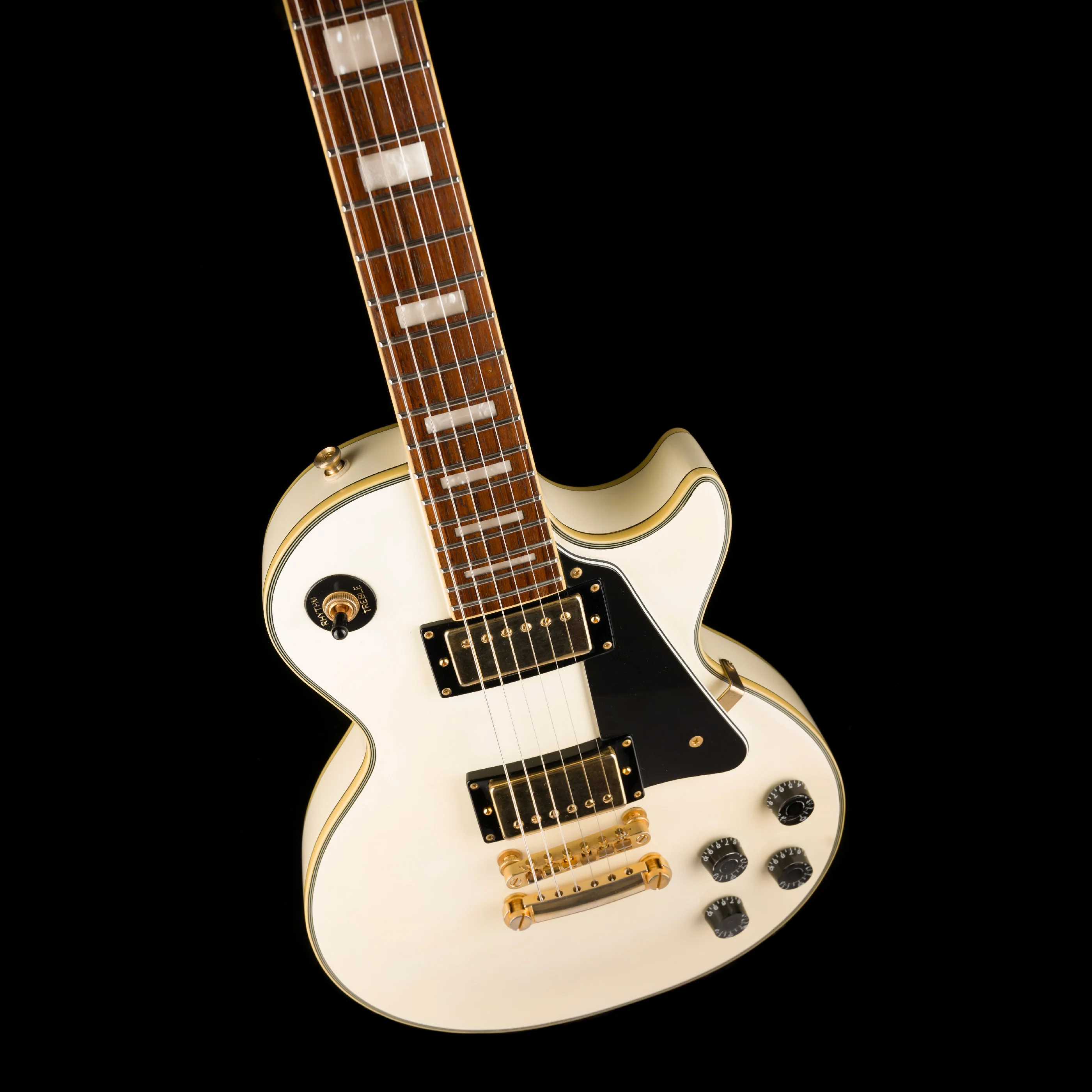 Pre Owned 2006 Epiphone Les Paul Custom Alpine White - Image 4