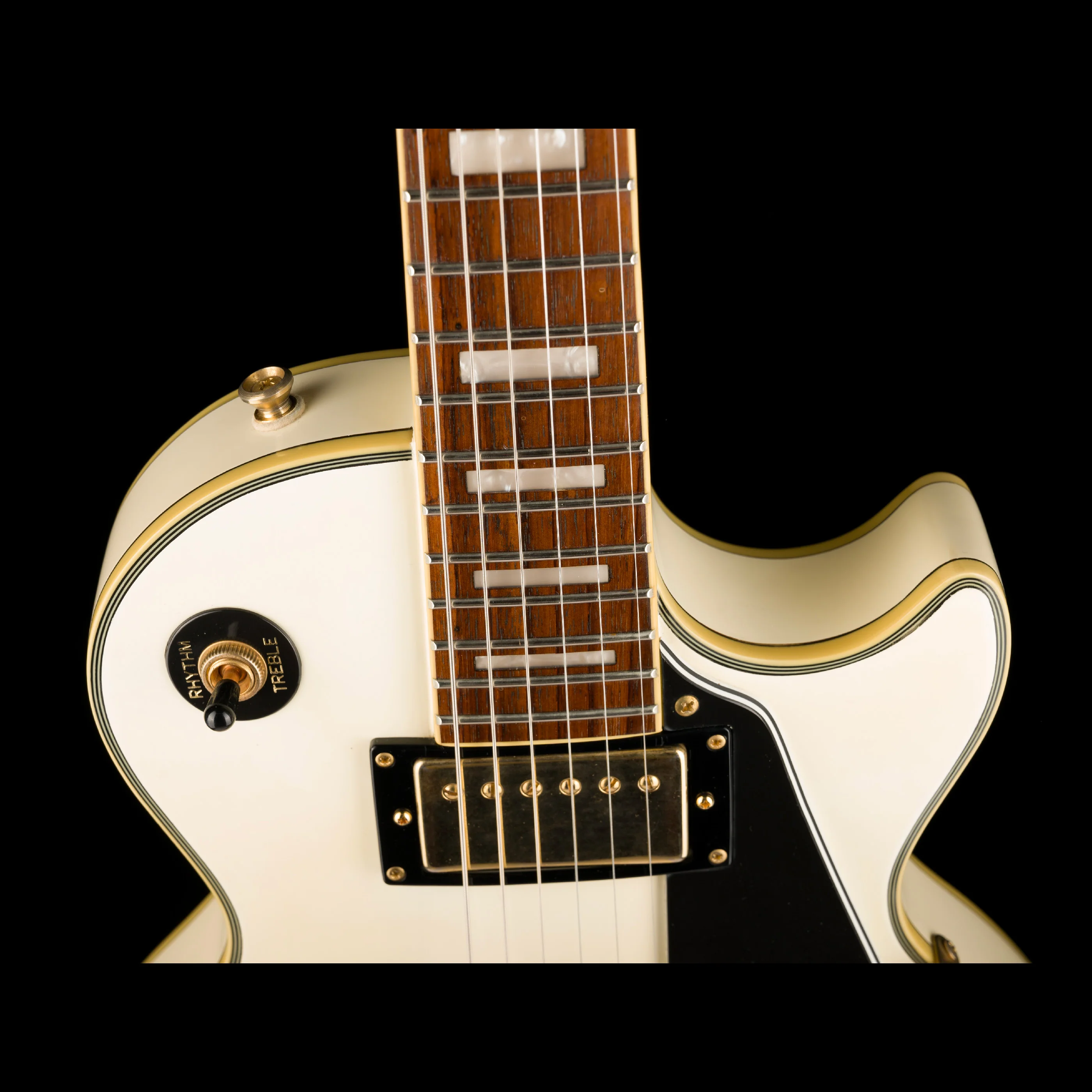 Pre Owned 2006 Epiphone Les Paul Custom Alpine White - Image 6