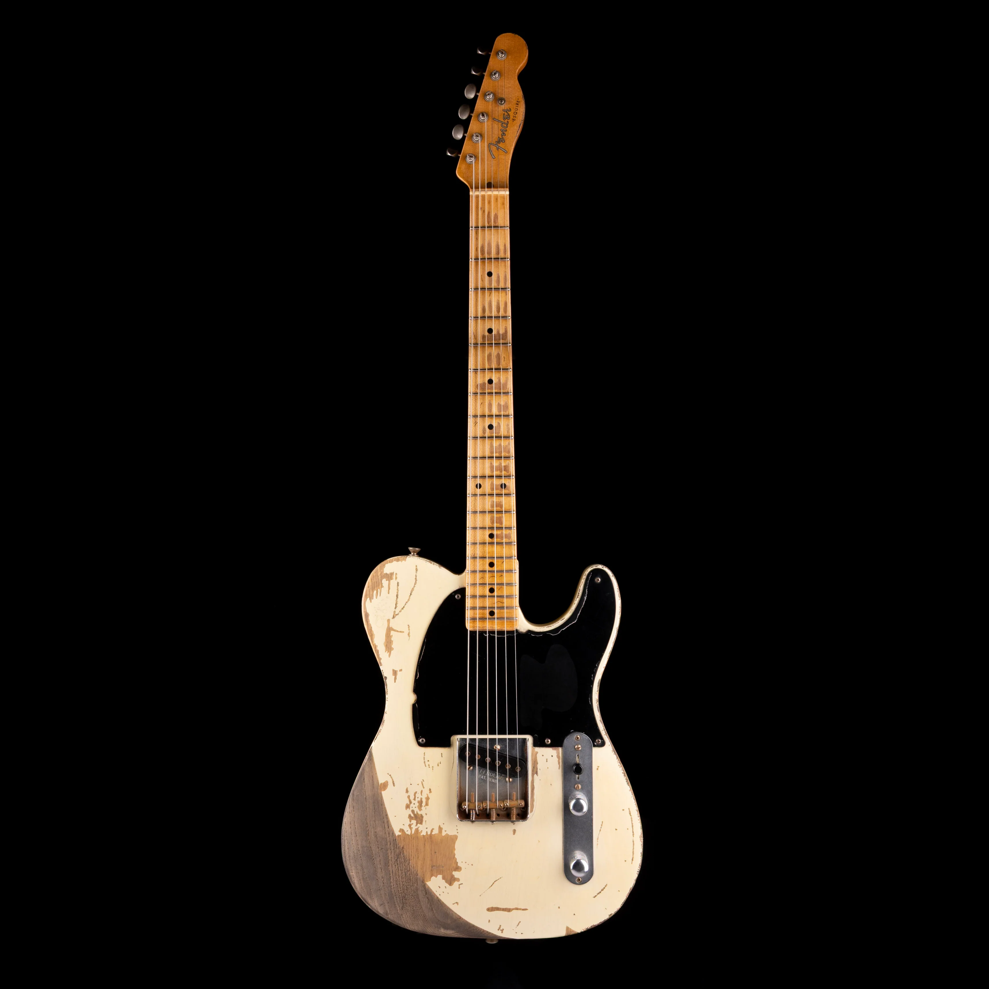 Pre-Owned 2006 Fender Custom Shop Masterbuilt Yuriy Shishkov Jeff Beck Esquire - Olympic White With Case - Image 2