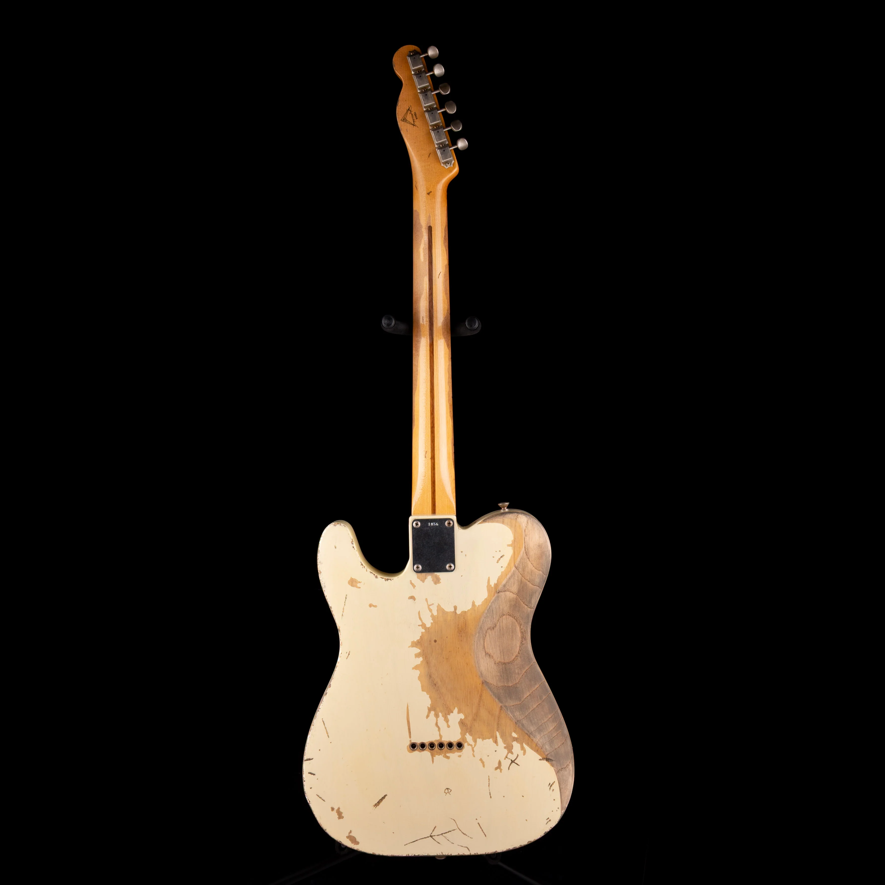 Pre-Owned 2006 Fender Custom Shop Masterbuilt Yuriy Shishkov Jeff Beck Esquire - Olympic White With Case - Image 9