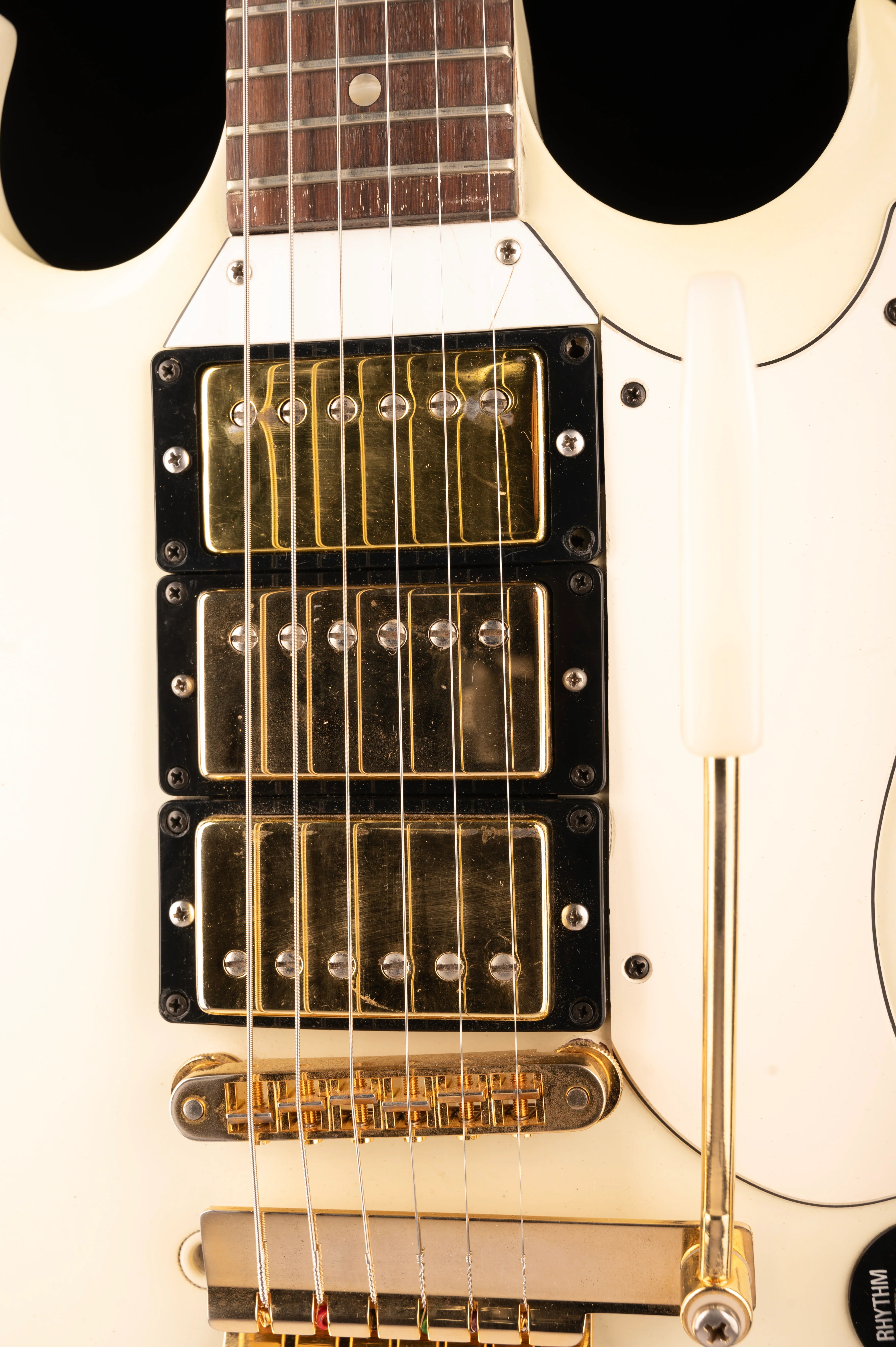 Pre Owned 2006 Gibson SG 3-Pickup "Frankenstein" White With Gig Bag - Image 7