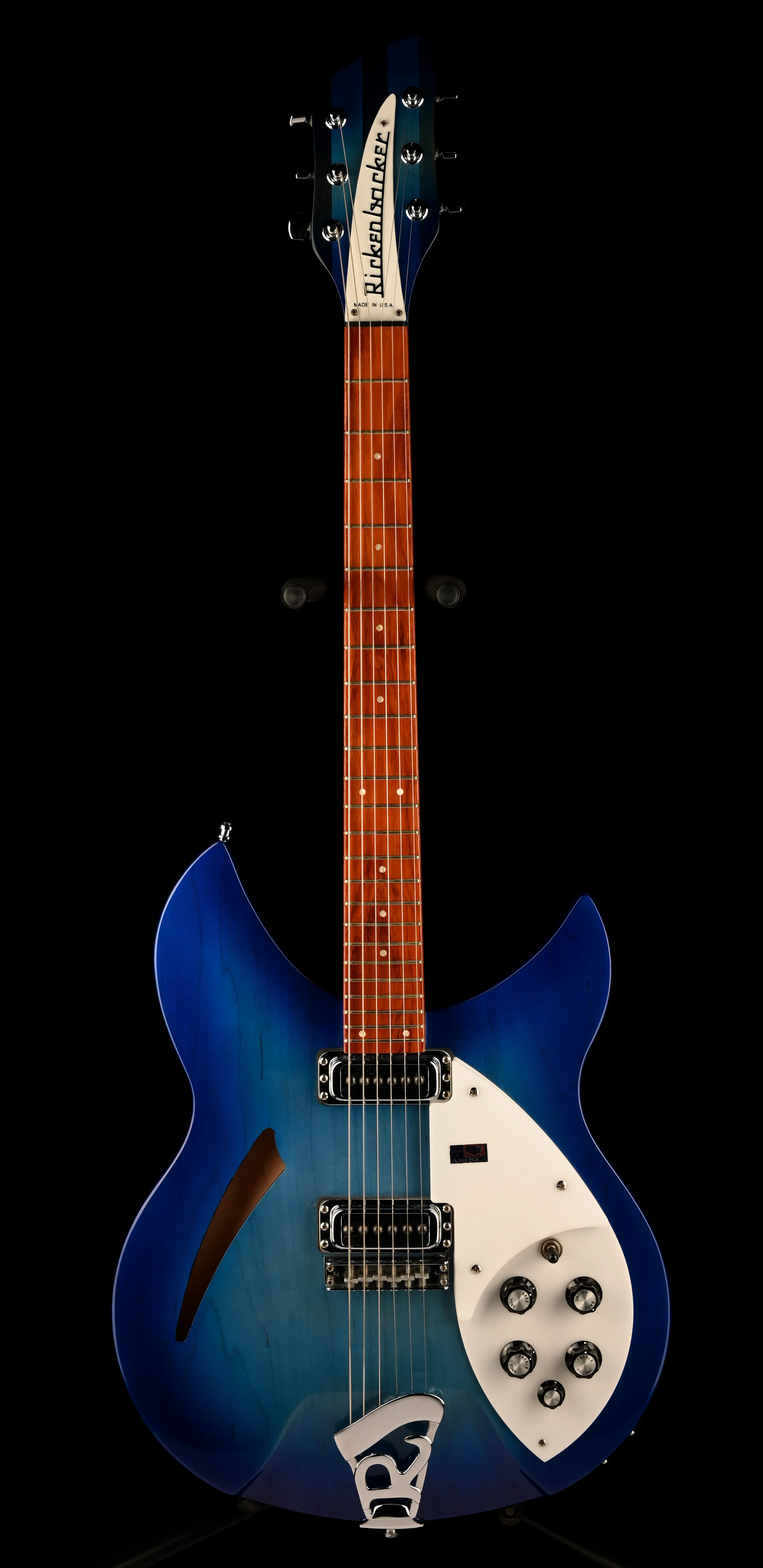 Pre Owned 2006 Rickenbacker 330/6 Limited Edition Blueburst With OHSC - Image 2